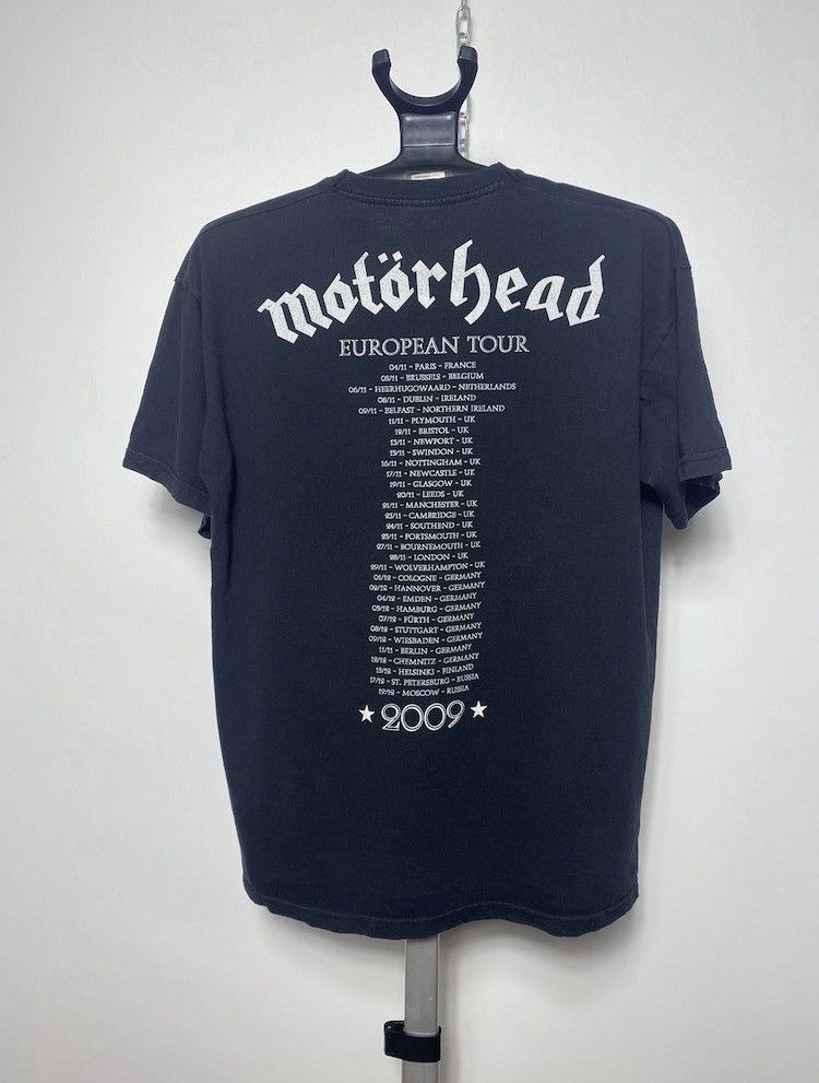 Band Tees × Vintage Vintage 2009 Motörhead European tour band t-shirt tee size L Size US L / EU 52-54 / 3 - 5 Thumbnail