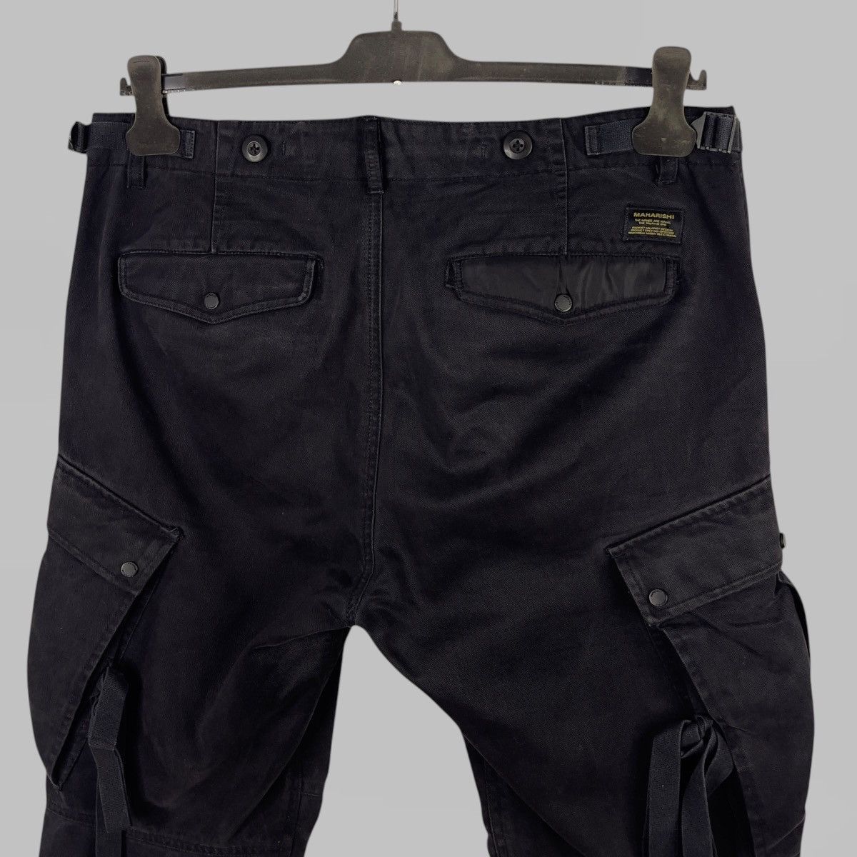 Maharishi MAHARISHI CARGO BLACK STRAPPED VINTAGE PANGS SIZE L Size US 33 - 7 Thumbnail