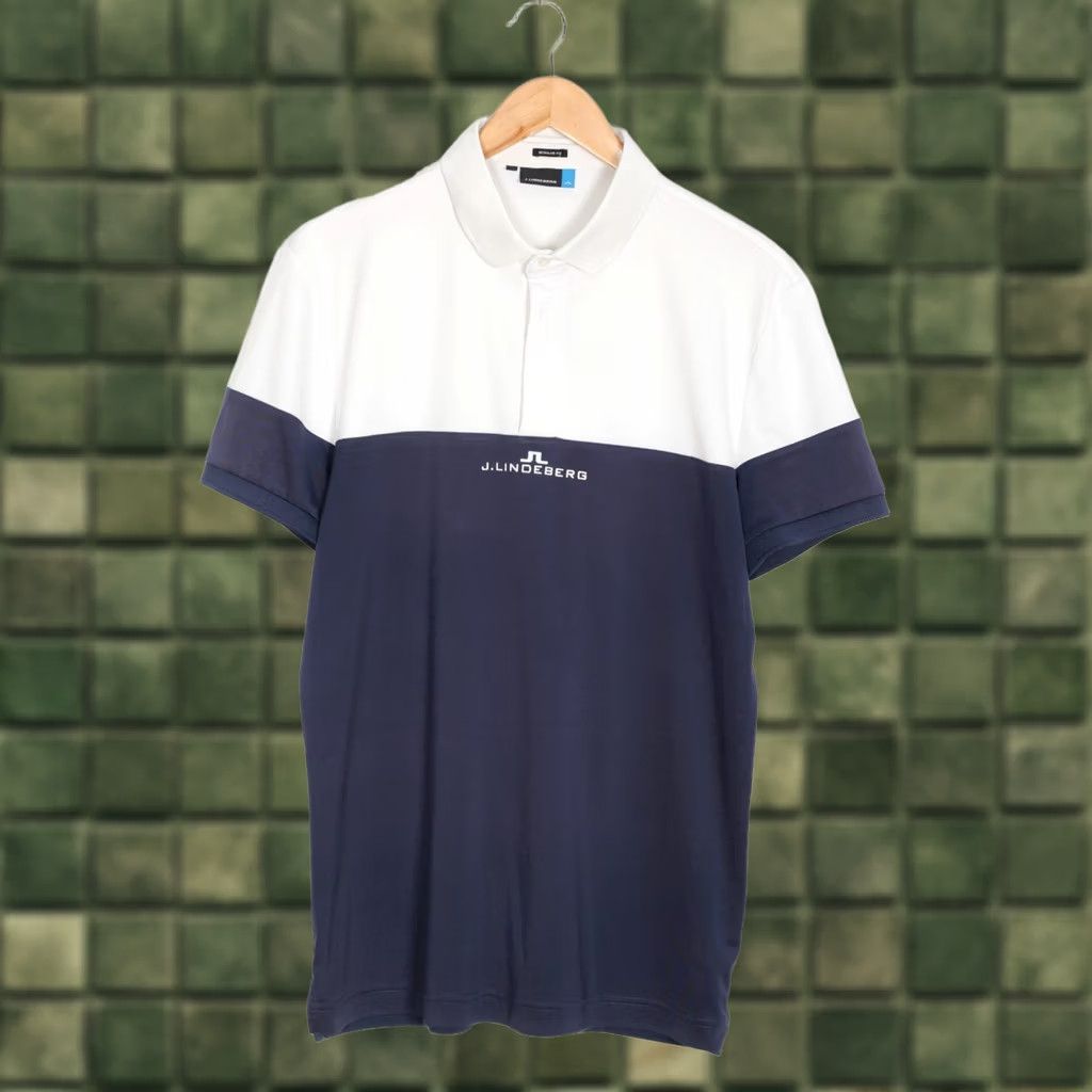 J.Lindeberg J.LINDEBERG Arkell TX Jersey Polo Shirt Men Size L Regular Fit Golf Size US L / EU 52-54 / 3 - 1 Thumbnail