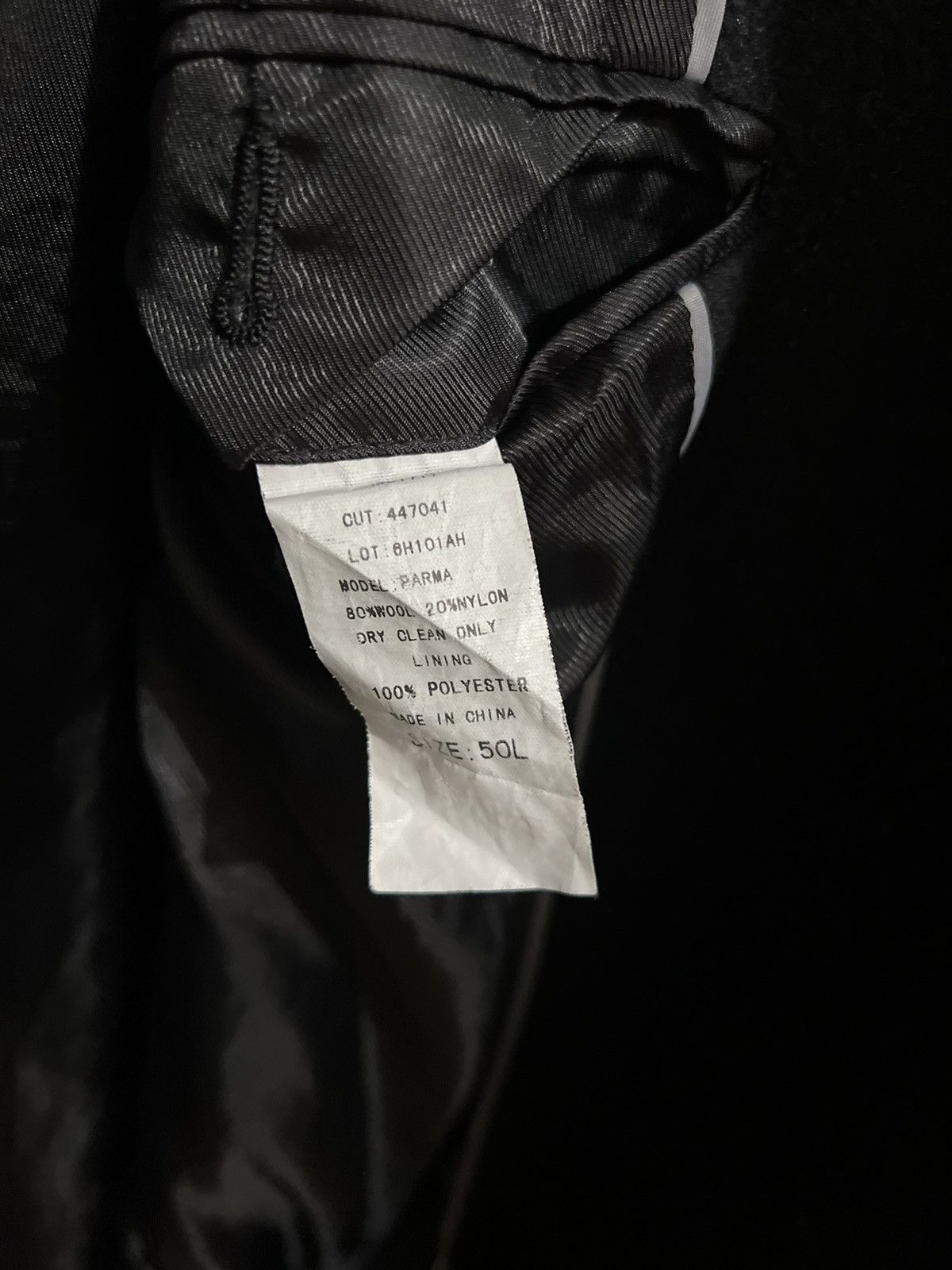 Polo Ralph Lauren Black Wooo Coat 50L Size US L / EU 52-54 / 3 - 5 Thumbnail