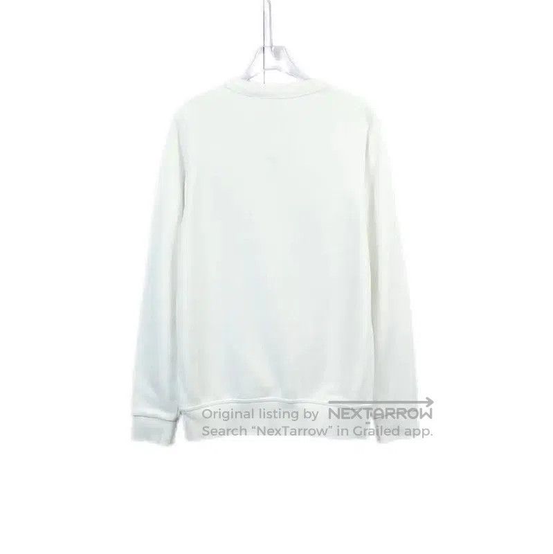 Burberry Burberry Long Sleeve White Cotton Sweatshirt. Size XS / US 0-2 / IT 36-38 - 2 Thumbnail