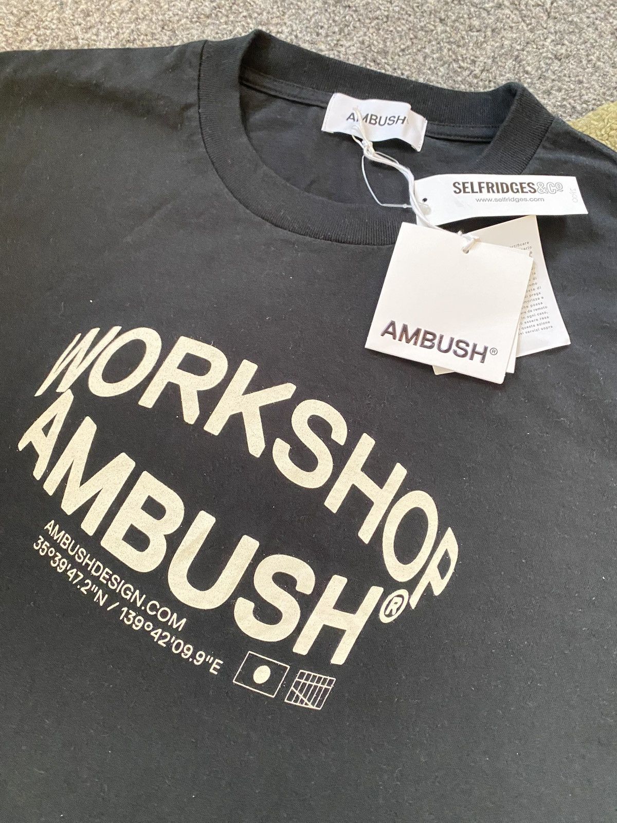 Ambush Design AMBUSH T Shirt Graphic Tee BNWT Unworn Size L Workshop Logo Size US L / EU 52-54 / 3 - 2 Thumbnail