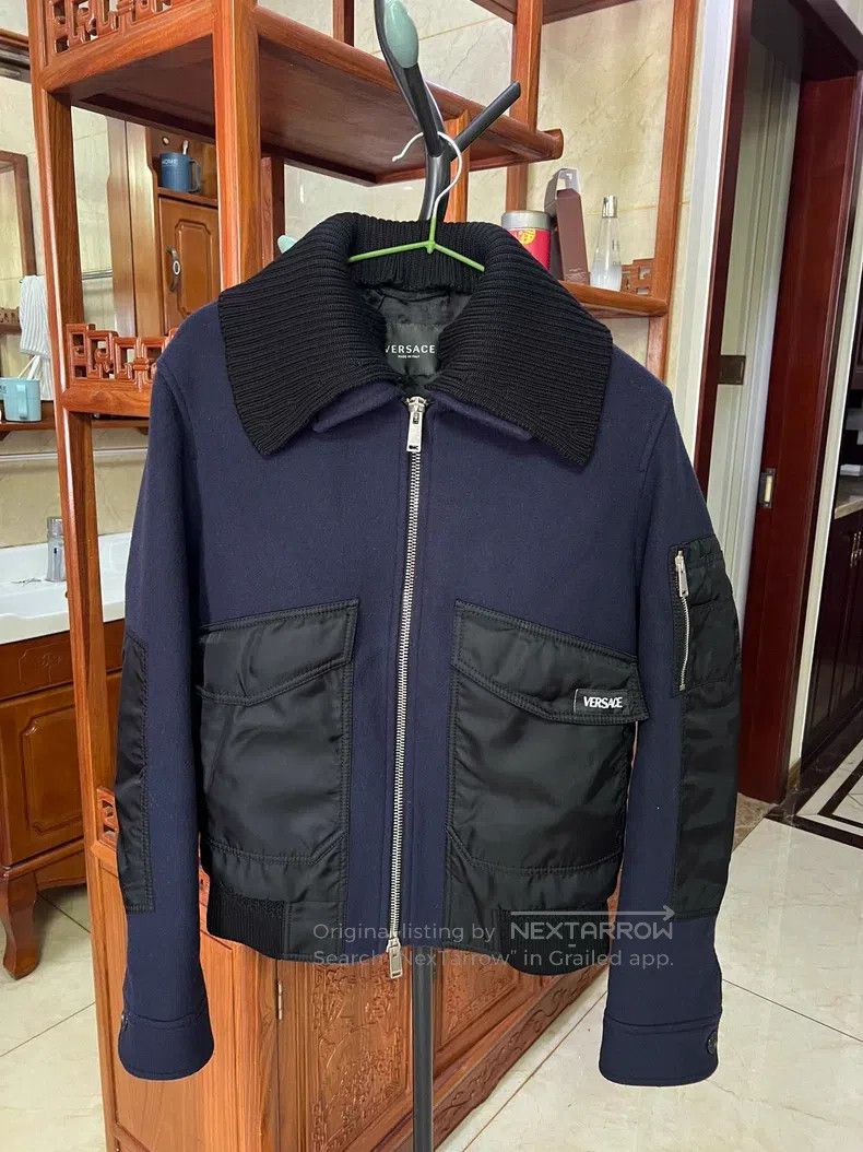 Versace Versace Wool jacket coat Size US M / EU 48-50 / 2 - 1 Thumbnail