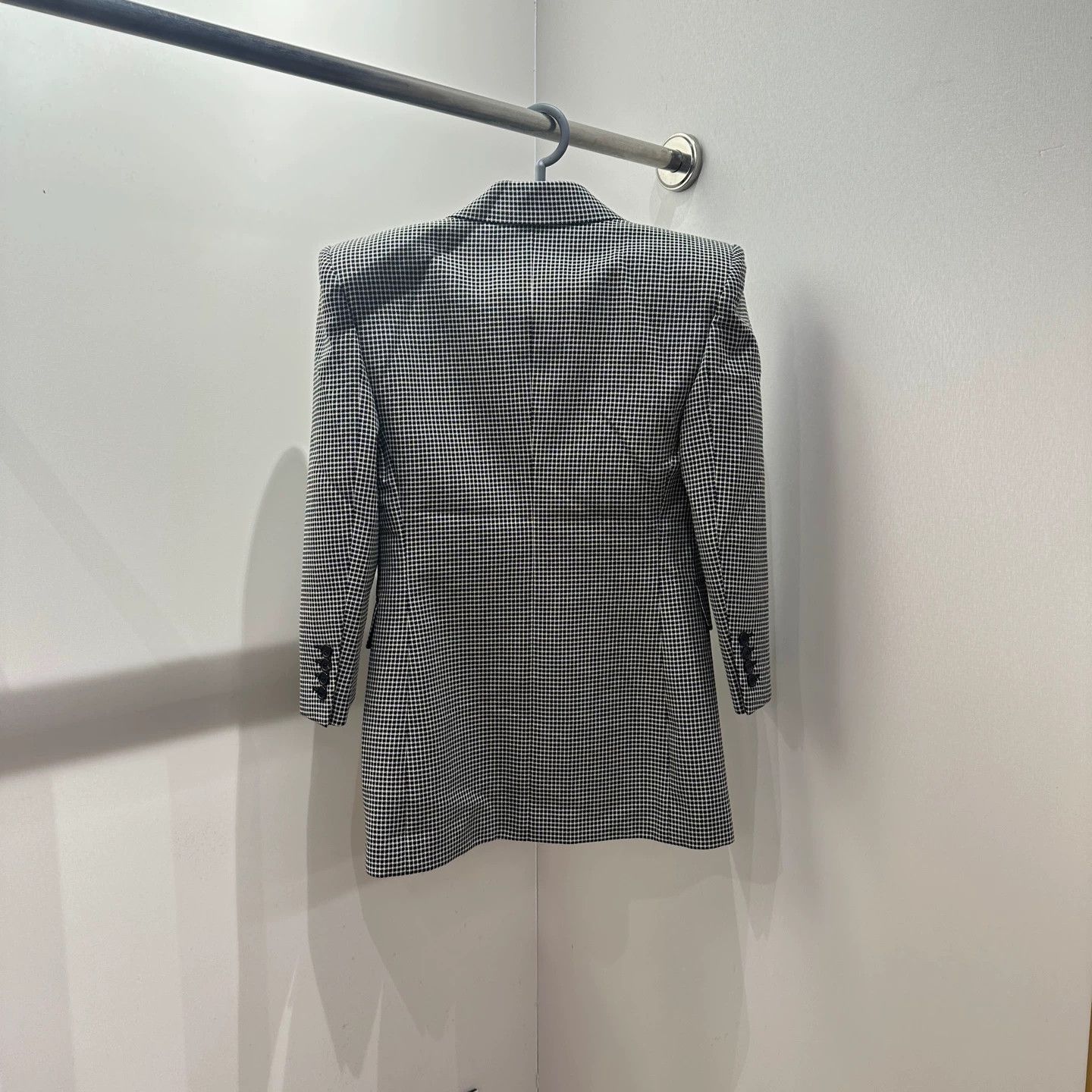 Saint Laurent Paris SL Jan833 check single-breasted jacket 36 Size XS / US 0-2 / IT 36-38 - 2 Thumbnail