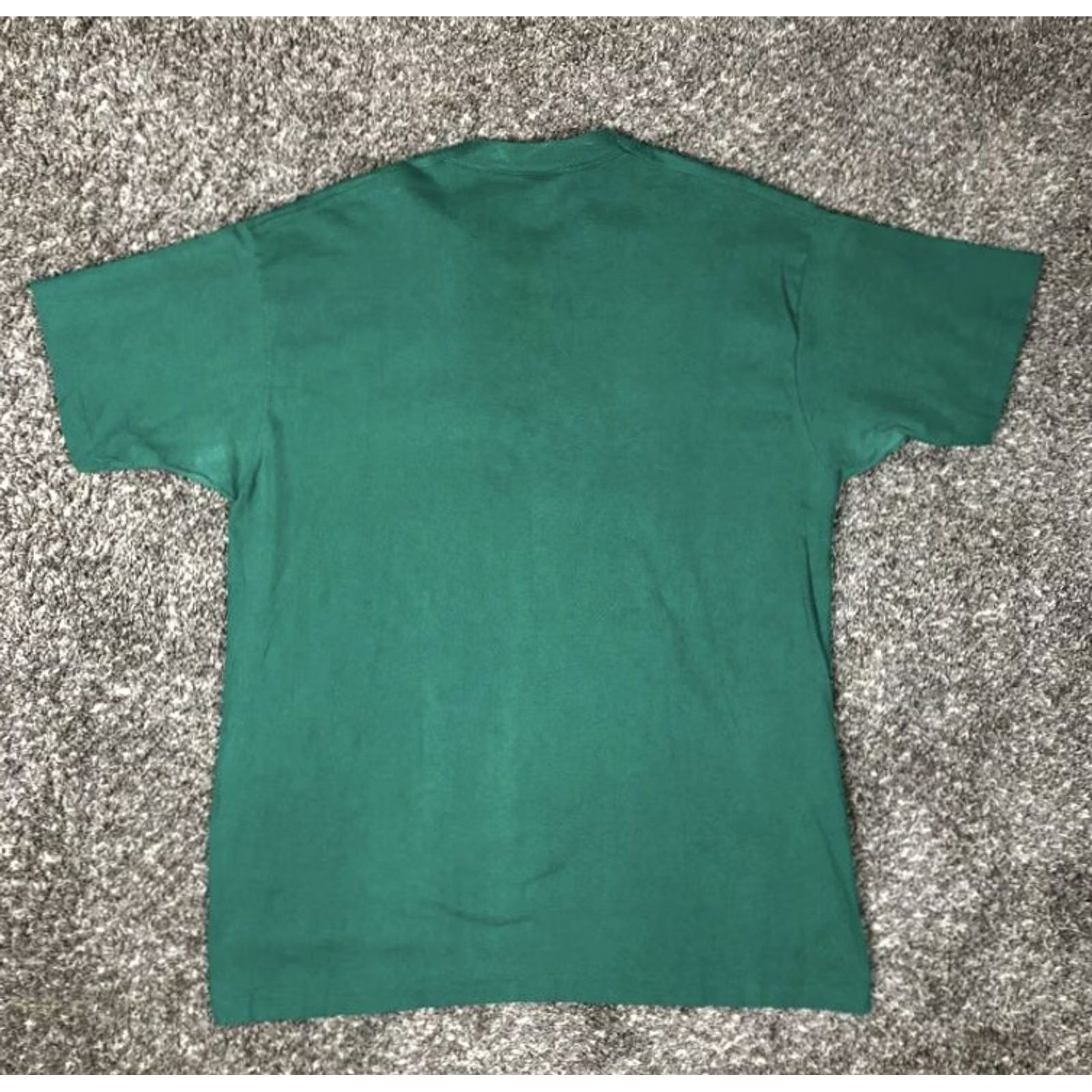 Vintage VINTAGE Trend Basics 2XL T-Shirt Green 90s 2XL Short Sleeve Crew Neck Pockets Made In USA Mens Size US XXL / EU 58 / 5 - 3 Thumbnail