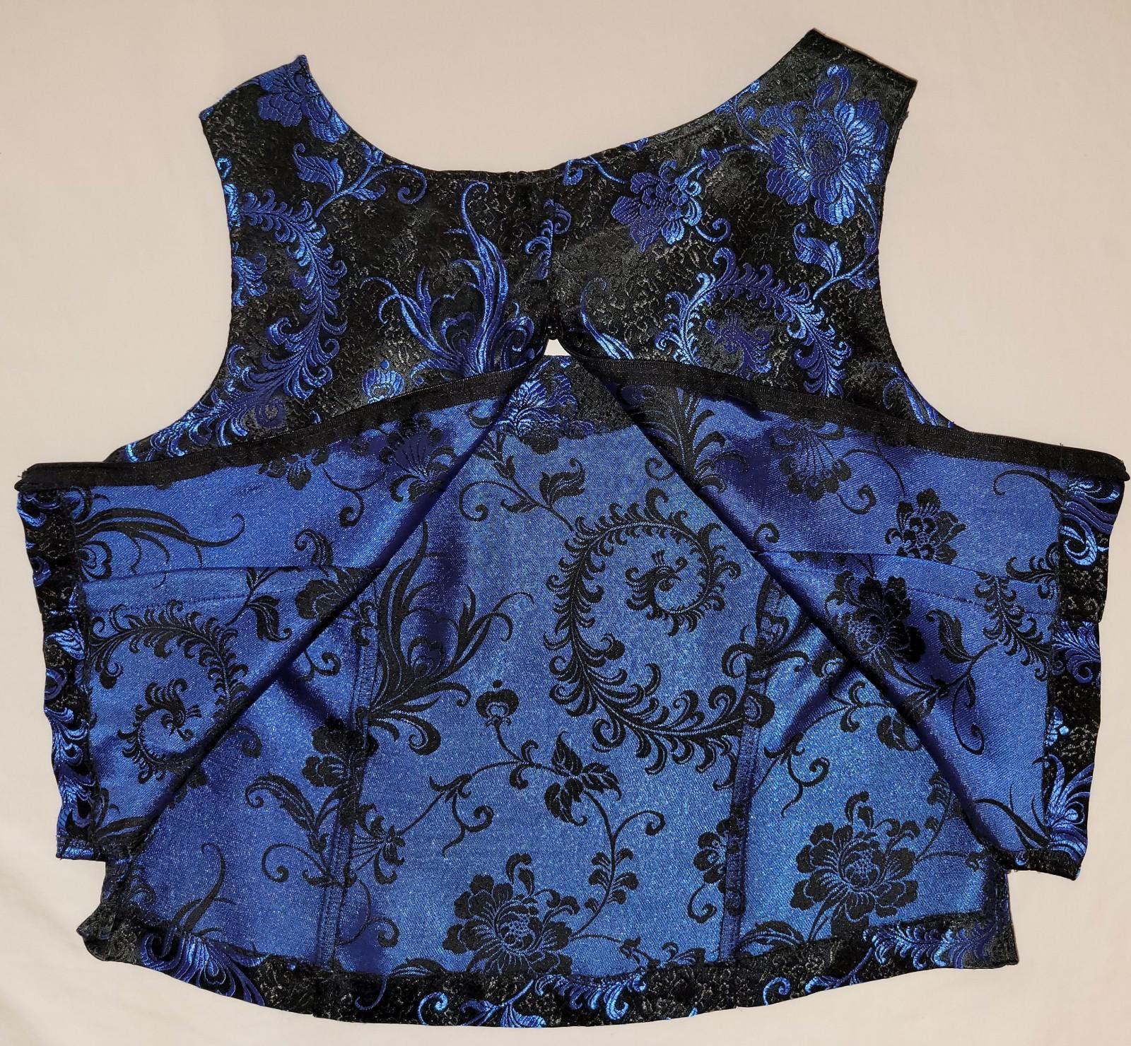 The Unbranded Brand blue and black women's size 14 sleeveless blouse Size XL / US 12-14 / IT 48-50 - 4 Thumbnail