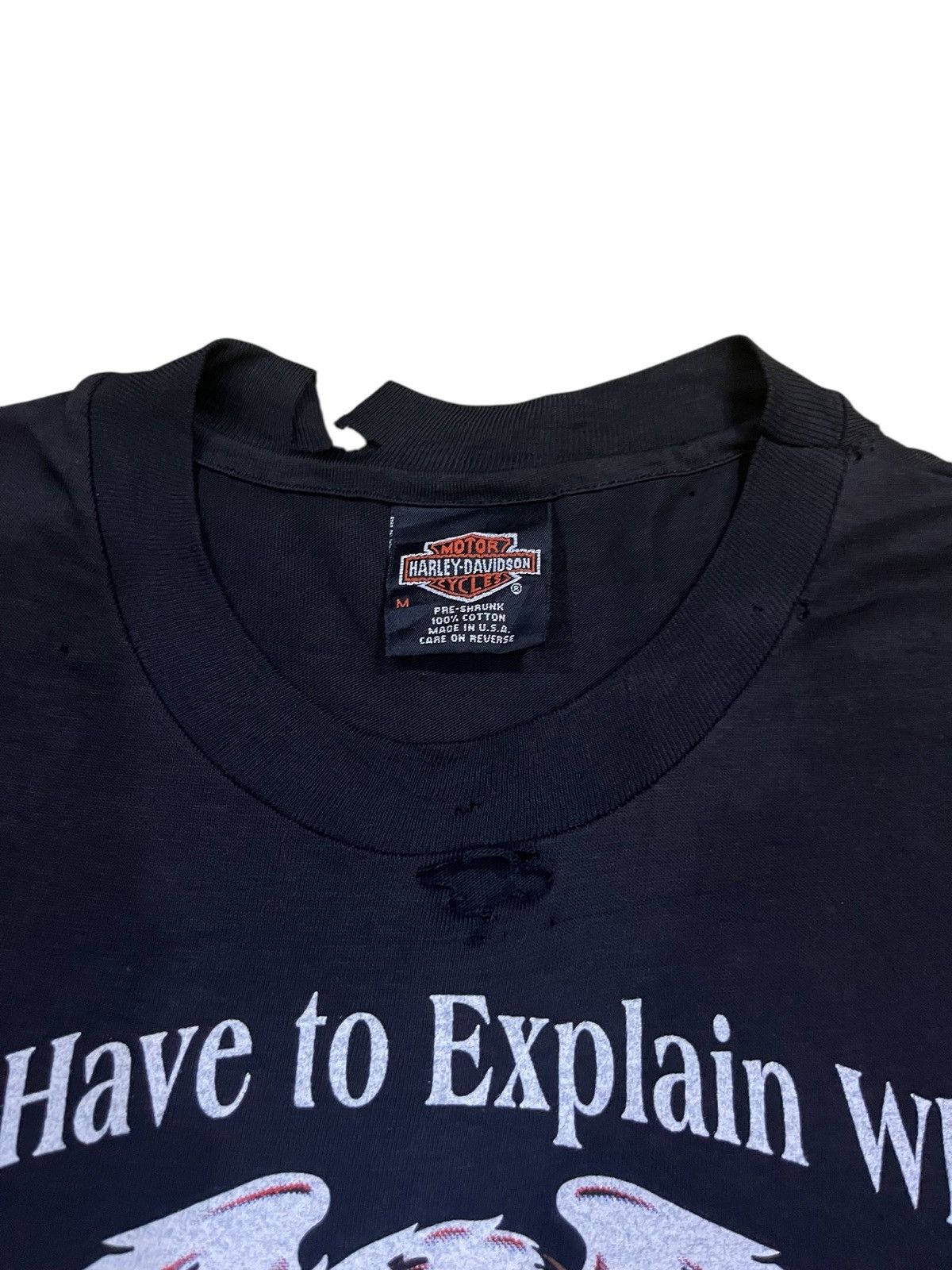 Harley Davidson Vintage 90s harley davidson usa tshirt Size US M / EU 48-50 / 2 - 7 Thumbnail
