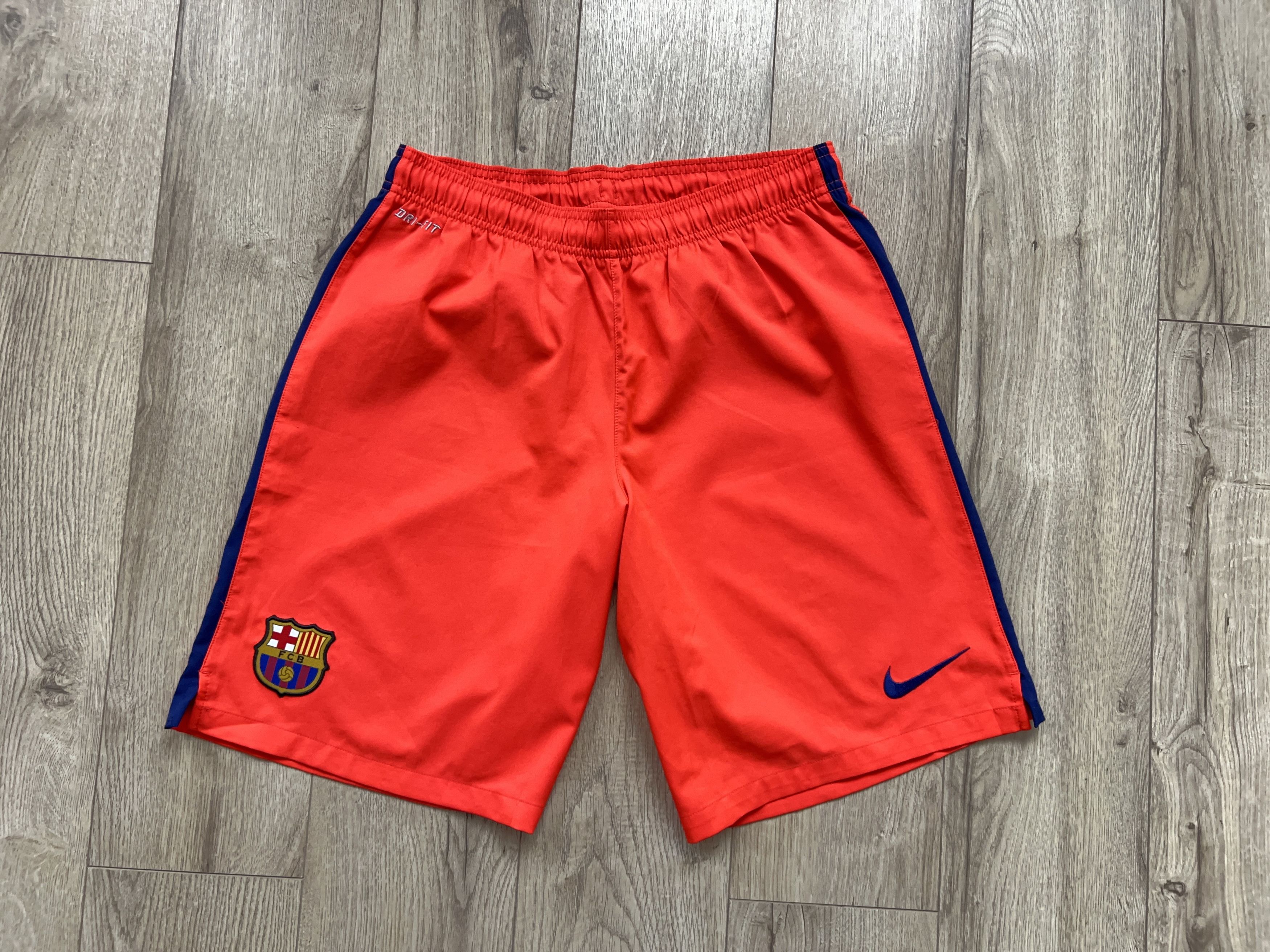 Nike FCB 2014 2015 Away Football Soccer Kit Set Jersey Shorts Size US M / EU 48-50 / 2 - 12 Thumbnail