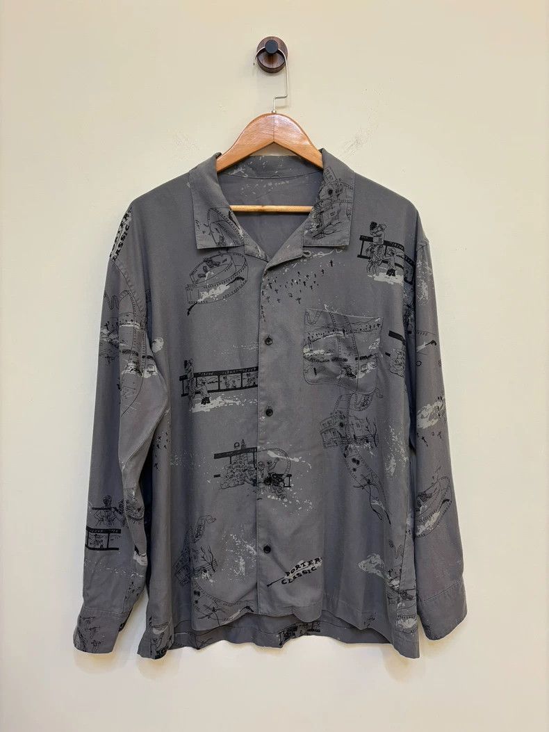 Porter Classic Long Sleeve Printed Shirt by Porter Classic Size US L / EU 52-54 / 3 - 1 Thumbnail