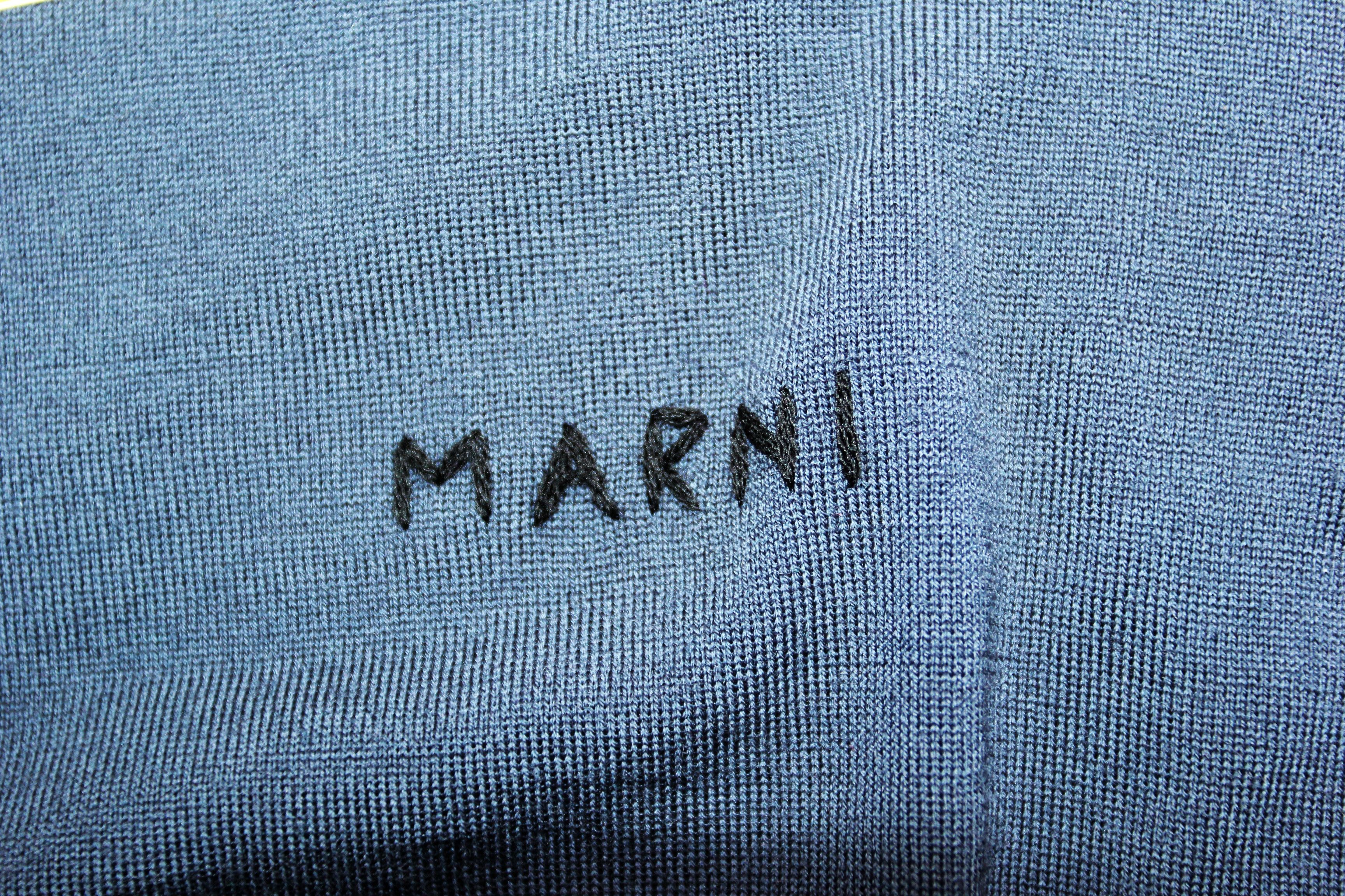 Marni BNWT AW24 MARNI FINE WOOL BLOCKS SWEATER 48 Size US M / EU 48-50 / 2 - 8 Thumbnail