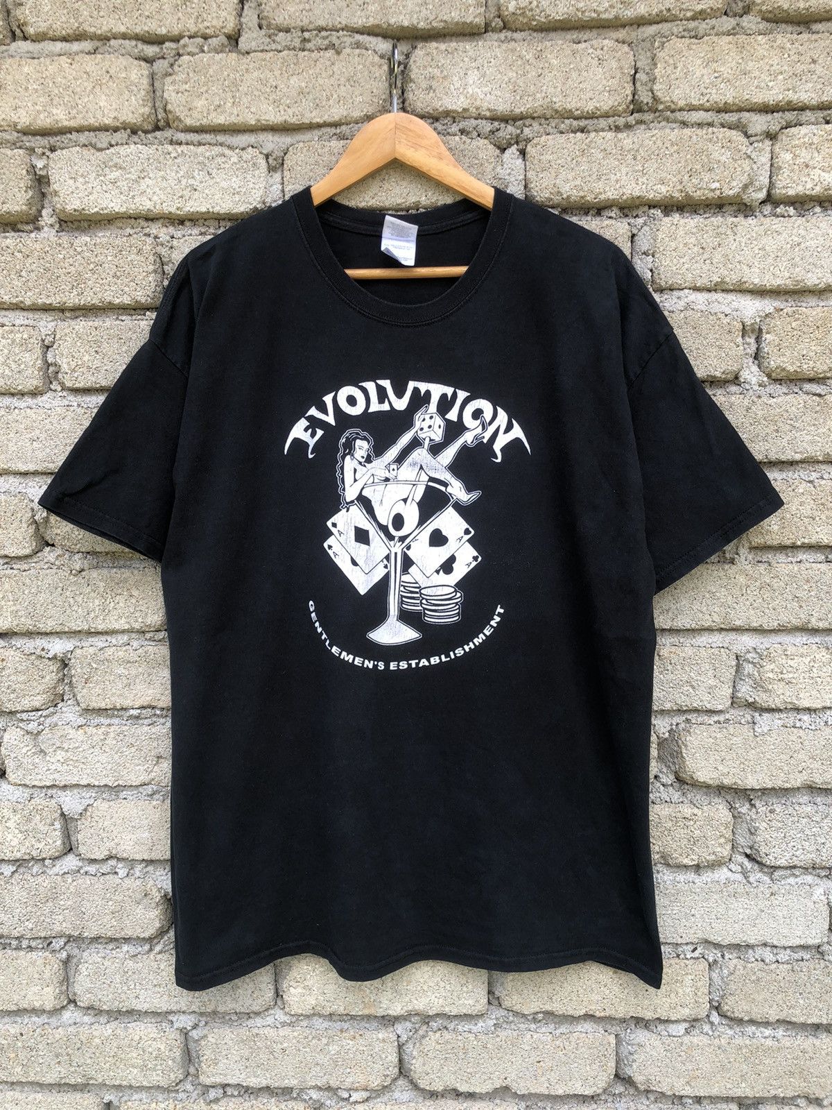 Vintage Vintage Y2K WWE Evolution Gentlemen Club Pay To Play Tshirt Size US XL / EU 56 / 4 - 1 Thumbnail