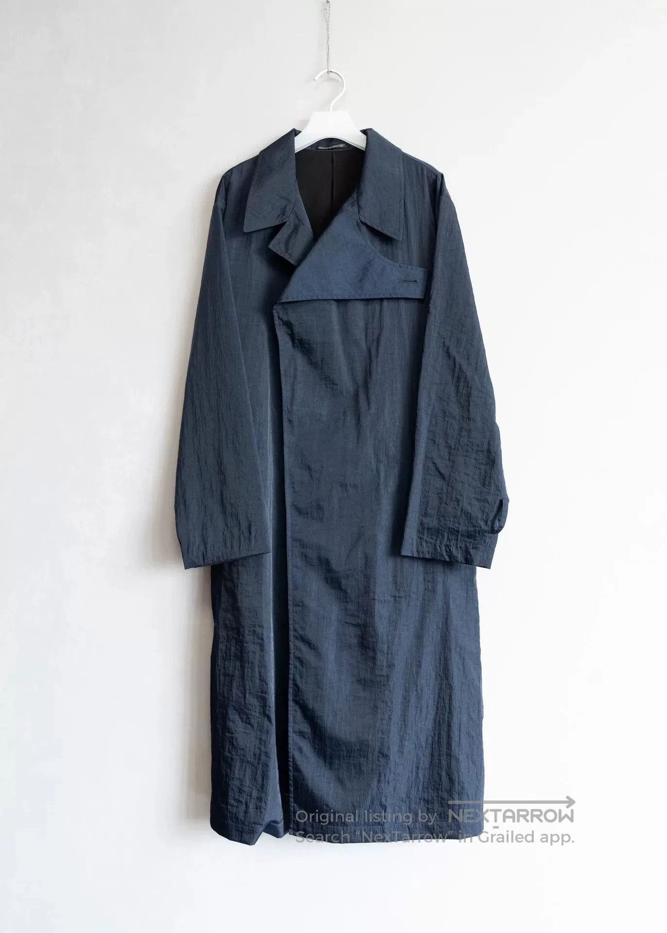 Yohji Yamamoto Yohji Yamamoto Nylon Drape Coat. Size US S / EU 44-46 / 1 - 3 Thumbnail