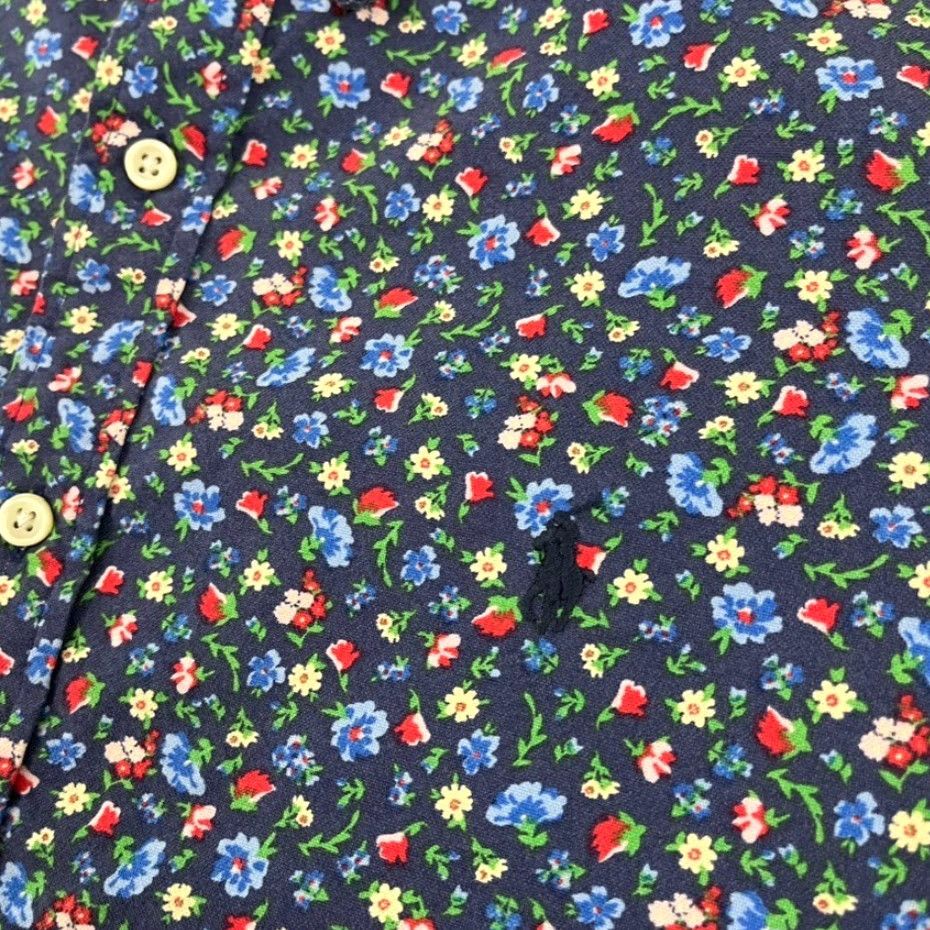 Ralph Lauren Ralph Lauren Shirt Mens Large Blue Floral Button Down Short Sleeve Pony Preppy Size US L / EU 52-54 / 3 - 2 Thumbnail