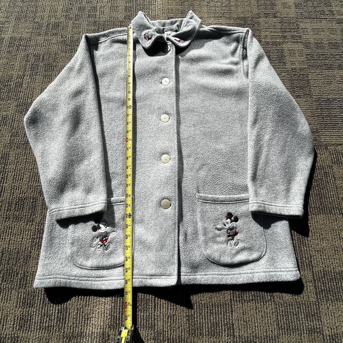 Disney VINTAGE DISNEY STORE Mickey & Minnie Hearts Fleece Jacket Size XL / US 12-14 / IT 48-50 - 7 Thumbnail