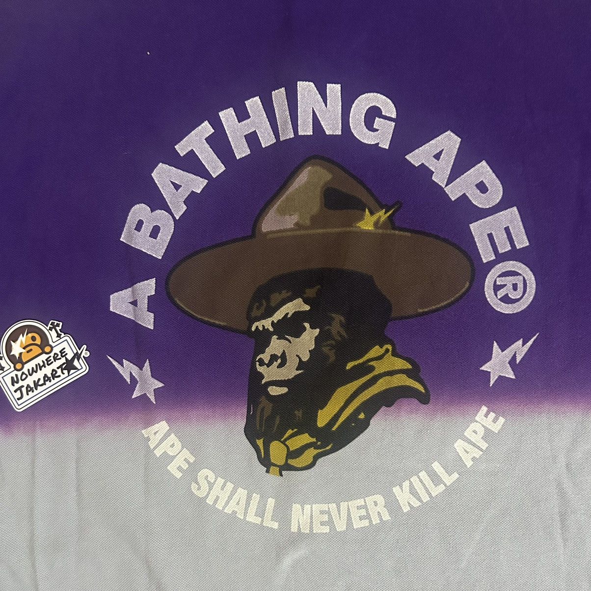 Bape Ape General Gradation Polo Size US L / EU 52-54 / 3 - 3 Thumbnail