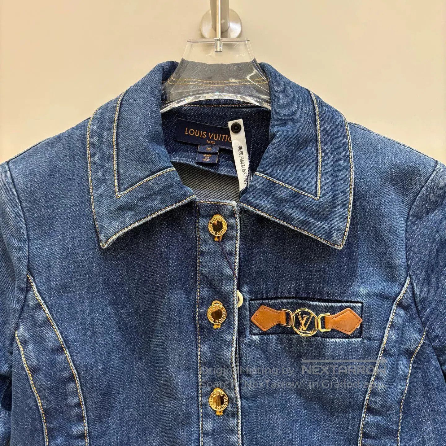 Louis Vuitton Louis Vuitton Washed Blue Denim Jacket. Size US S / EU 44-46 / 1 - 3 Thumbnail