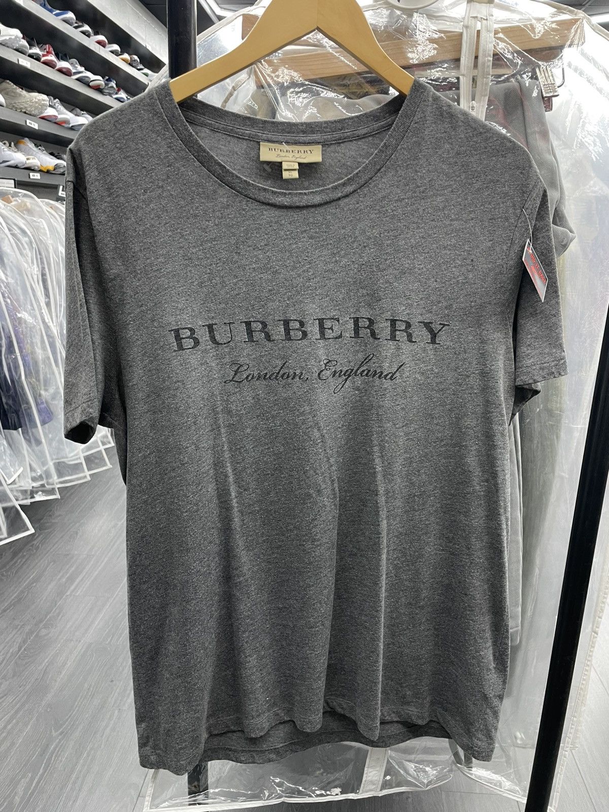 Burberry Burberry London Grey Tee Size US XL / EU 56 / 4 - 1 Thumbnail