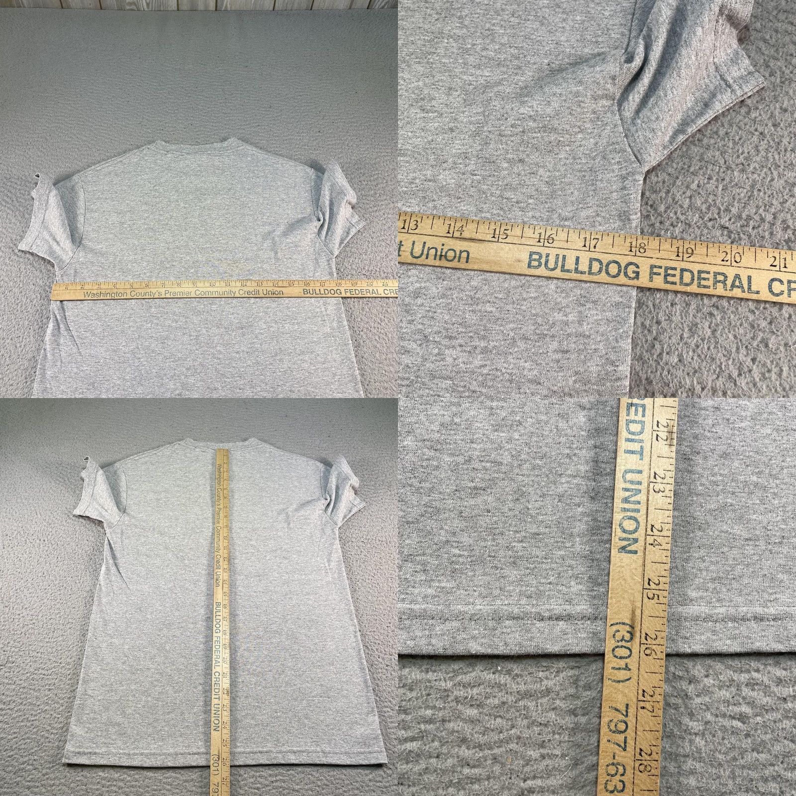 Vintage VINTAGE Jesus Shirt Mens S Gray T-Shirt Short Sleeve Kerusso Bottle Cap Never Thirst Again Christian Mens Small Gray Shirt Size US S / EU 44-46 / 1 - 8 Thumbnail