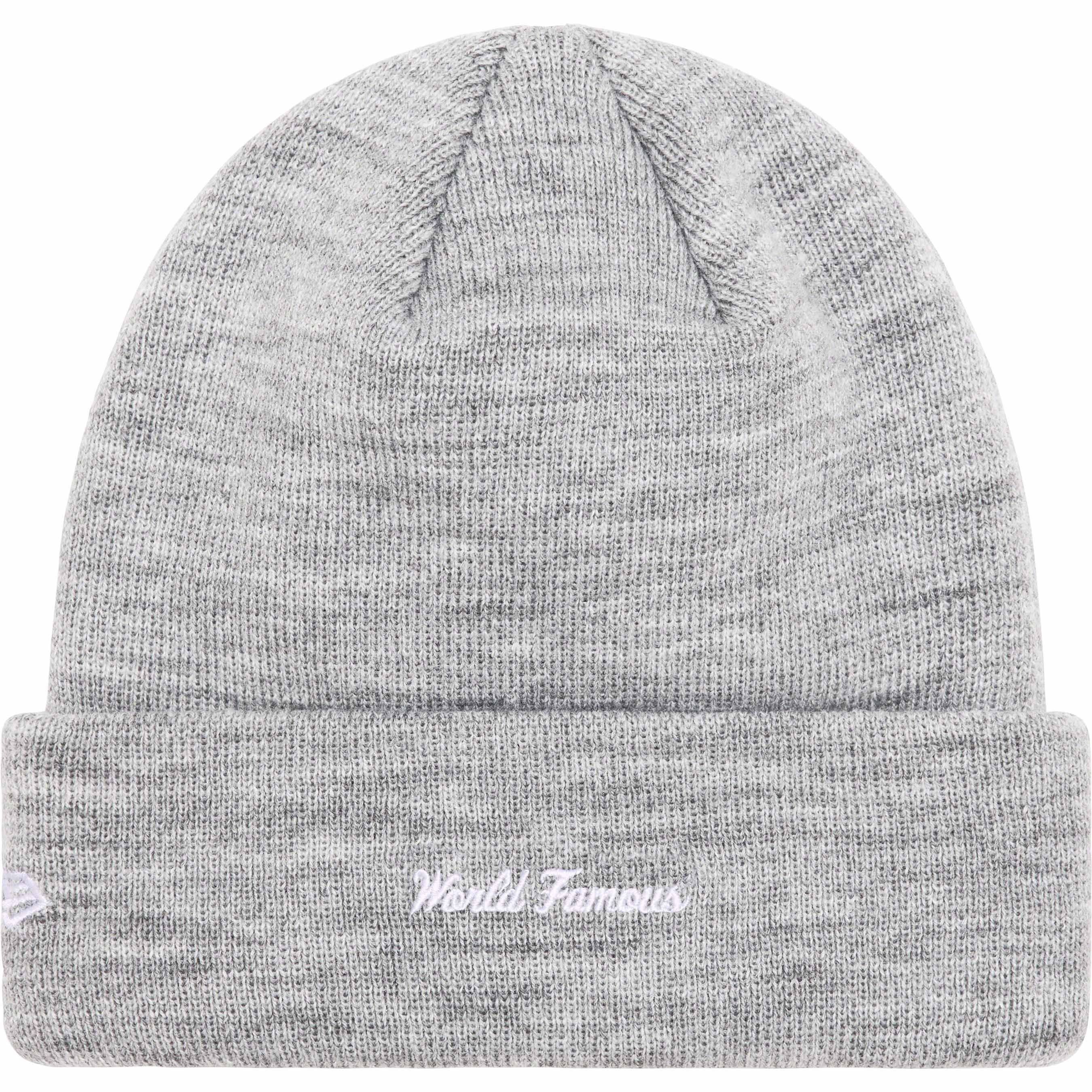 Supreme Supreme Box Logo Beanie Heather Grey FW23 Size ONE SIZE - 5 Thumbnail