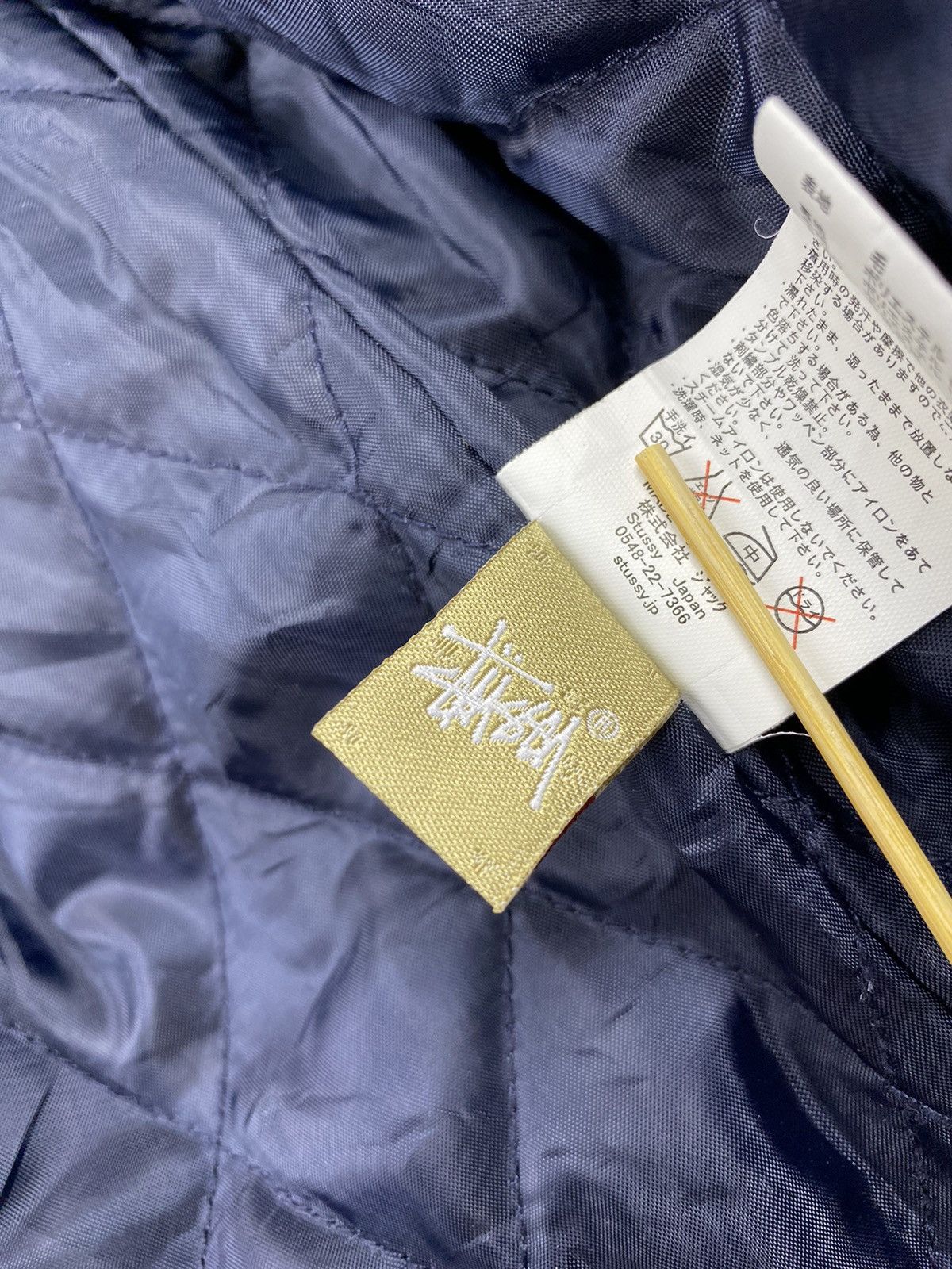Stussy ⭐️Stüssy 80 Wool Quilted Varsity Jacket⭐️ Size US S / EU 44-46 / 1 - 19 Thumbnail