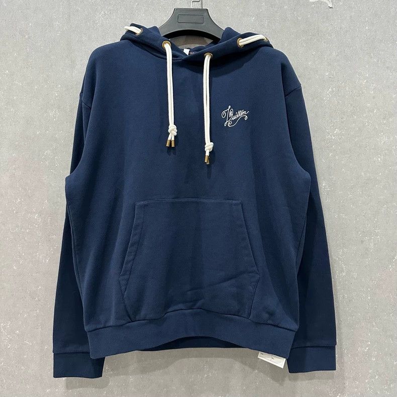 Louis Vuitton Logo Embroidered Hoodie - dmc
