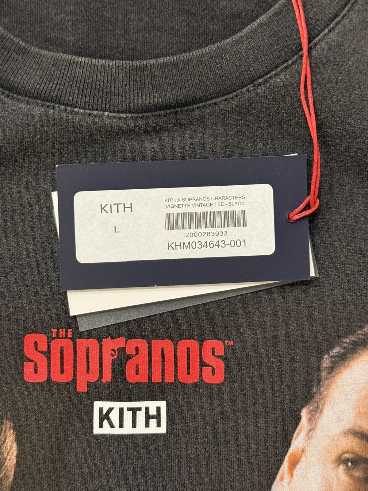 Kith KITH The Sopranos Characters Vignette Vintage Tee Black Sz L Size US L / EU 52-54 / 3 - 5 Thumbnail