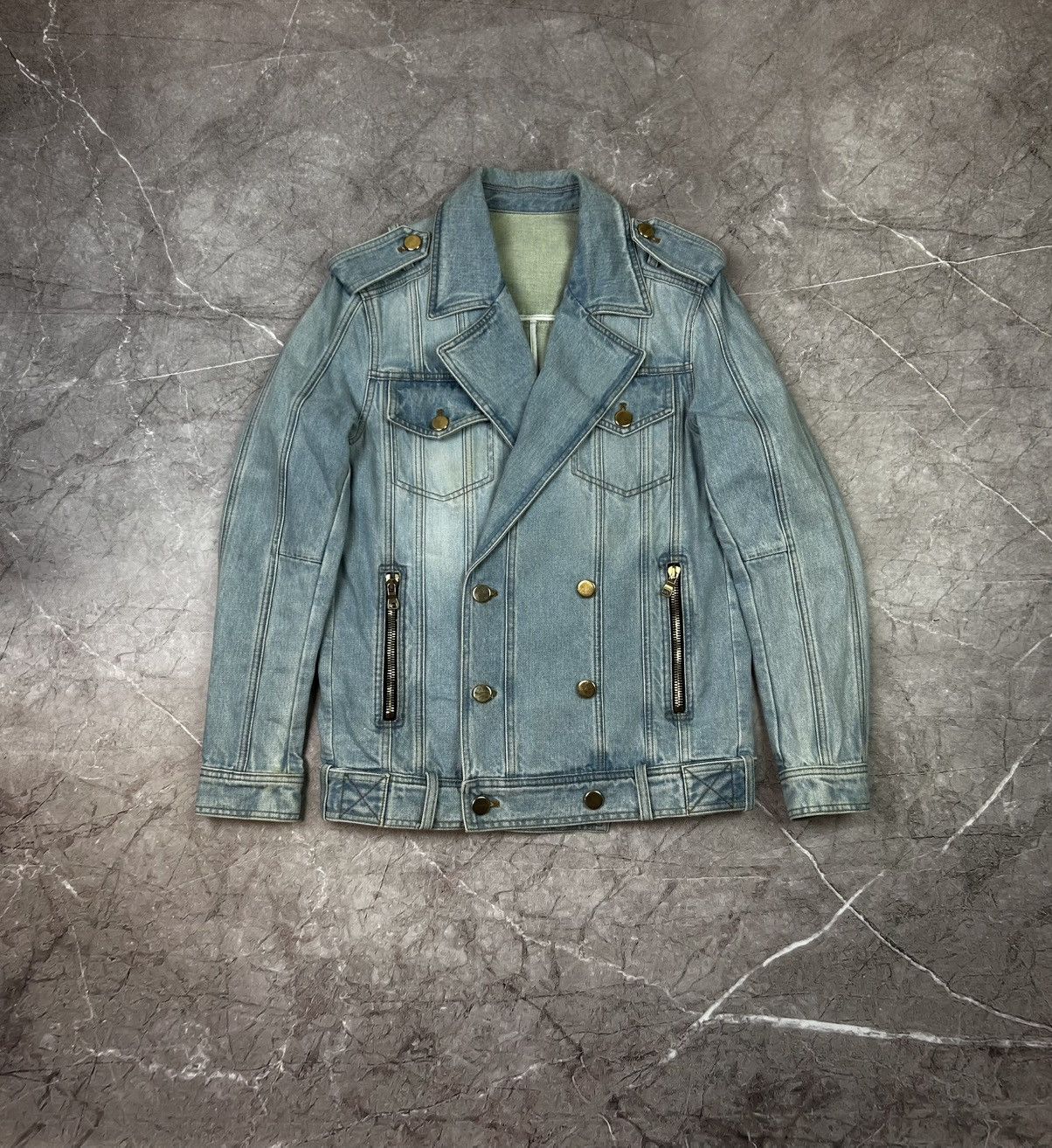 Balmain Balmain Denim Riders Jacket Size 46 Size US S / EU 44-46 / 1 - 1 Thumbnail