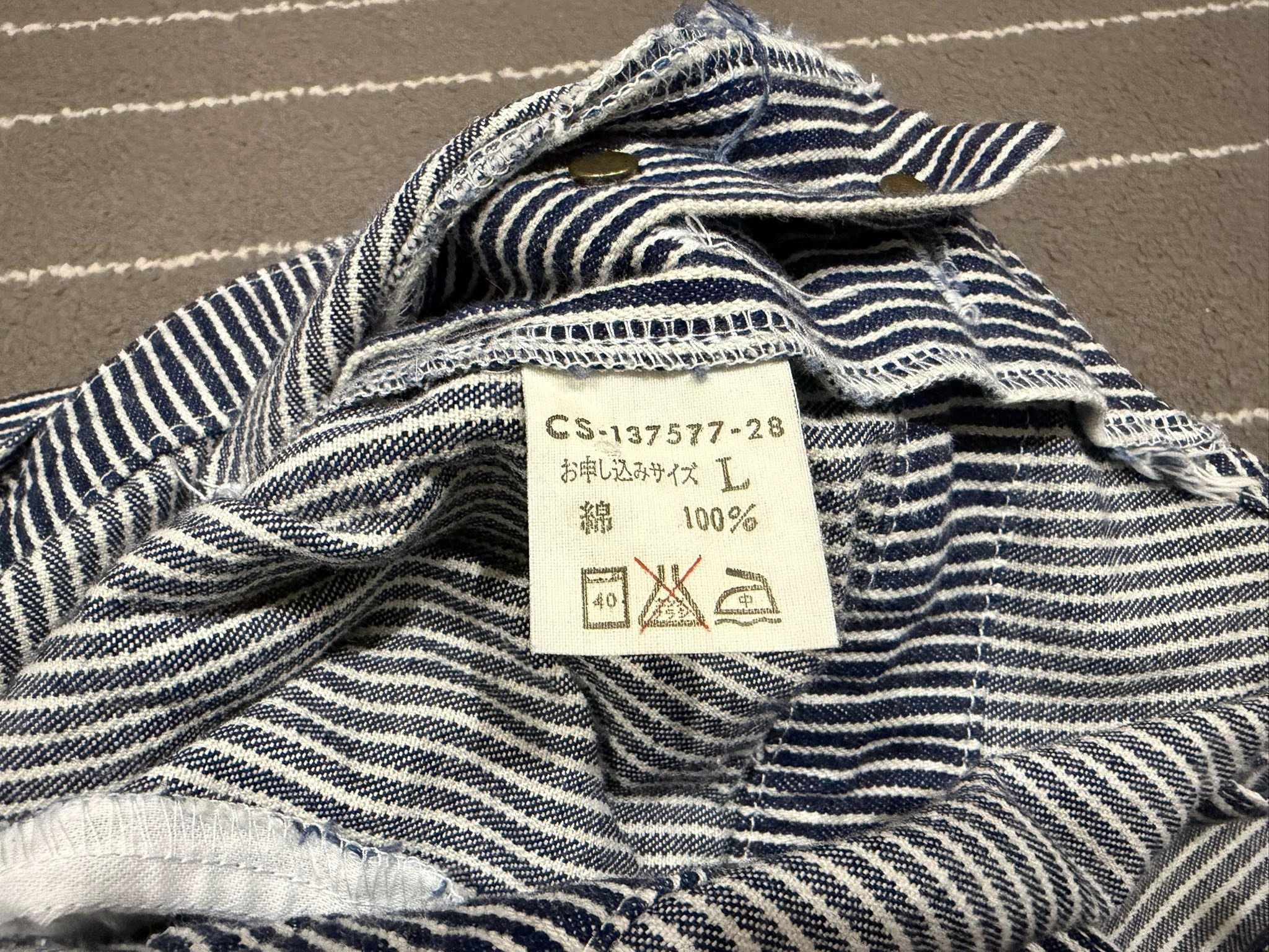 Japanese Brand Takumi Hatakeyama premier sept overall w28-34 1456 Size 30" / US 8 / IT 44 - 7 Thumbnail