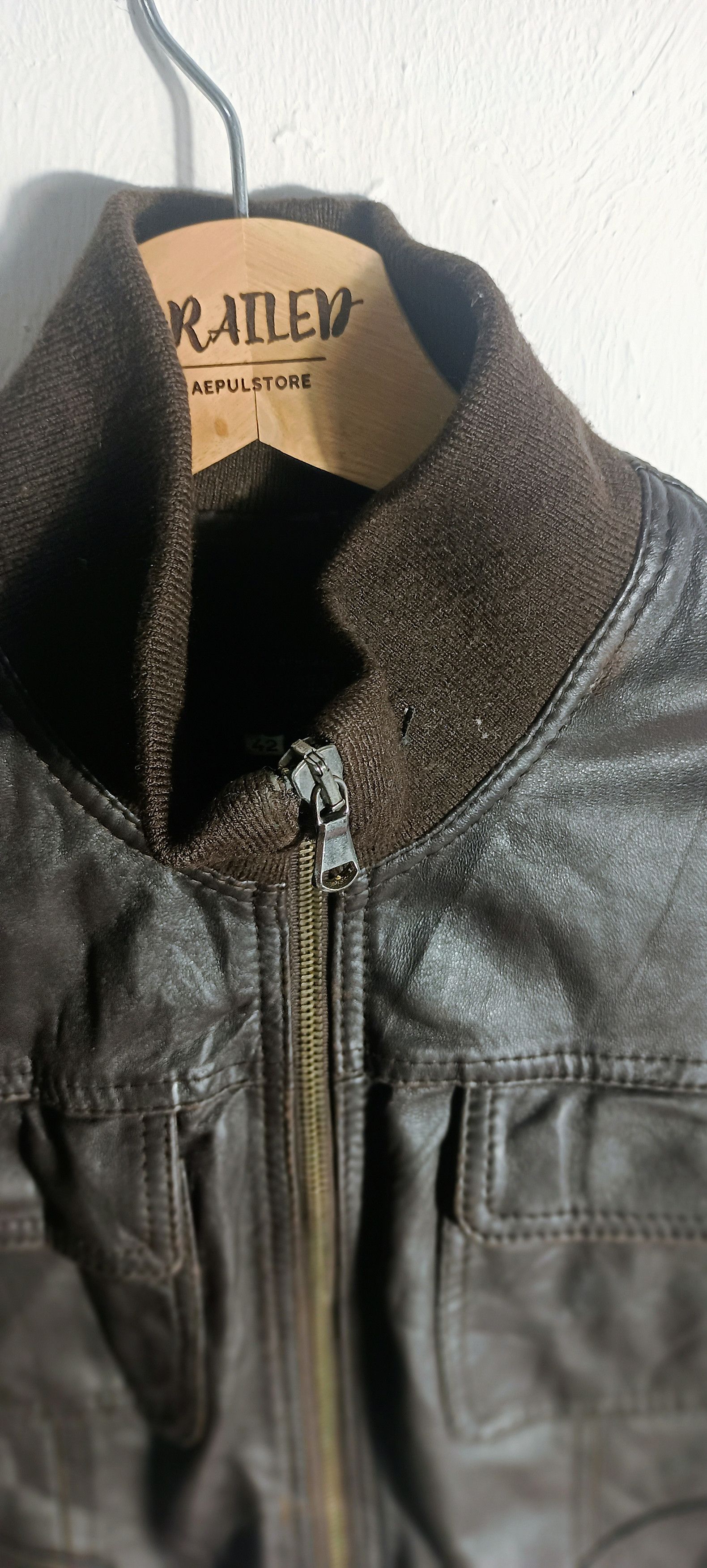 Vera Pelle Vintage 💥Vera Pelle Bikers Leather Jacket Size US S / EU 44-46 / 1 - 4 Thumbnail