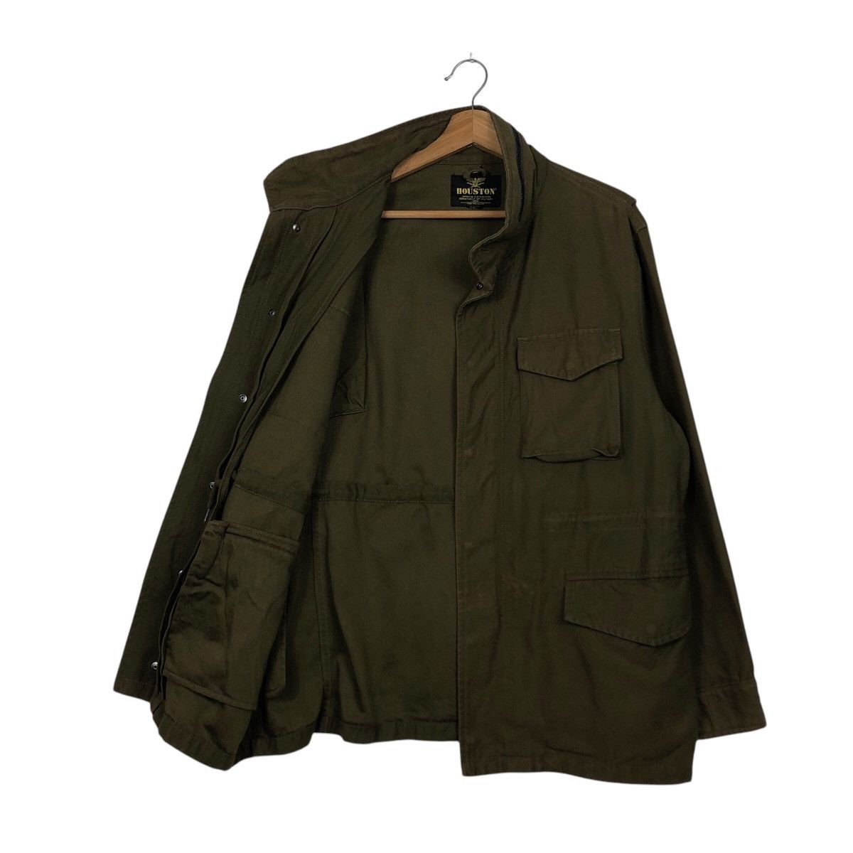 Japanese Brand 📌Vintage Biker Jacket Houston Military Multi Pocket Size US L / EU 52-54 / 3 - 12 Thumbnail