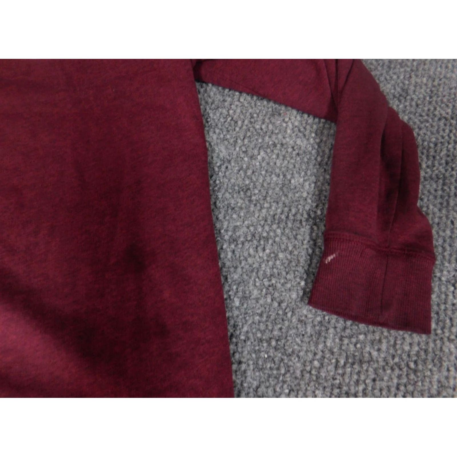 Old Navy Old Navy Womens Sweater Large Burgundy Pullover Crew Neck Long Sleeve Puff Sleeve Bow Button Knit Stretch Regular Size L Womens Pullover Sweater Size L / US 10 / IT 46 - 6 Thumbnail