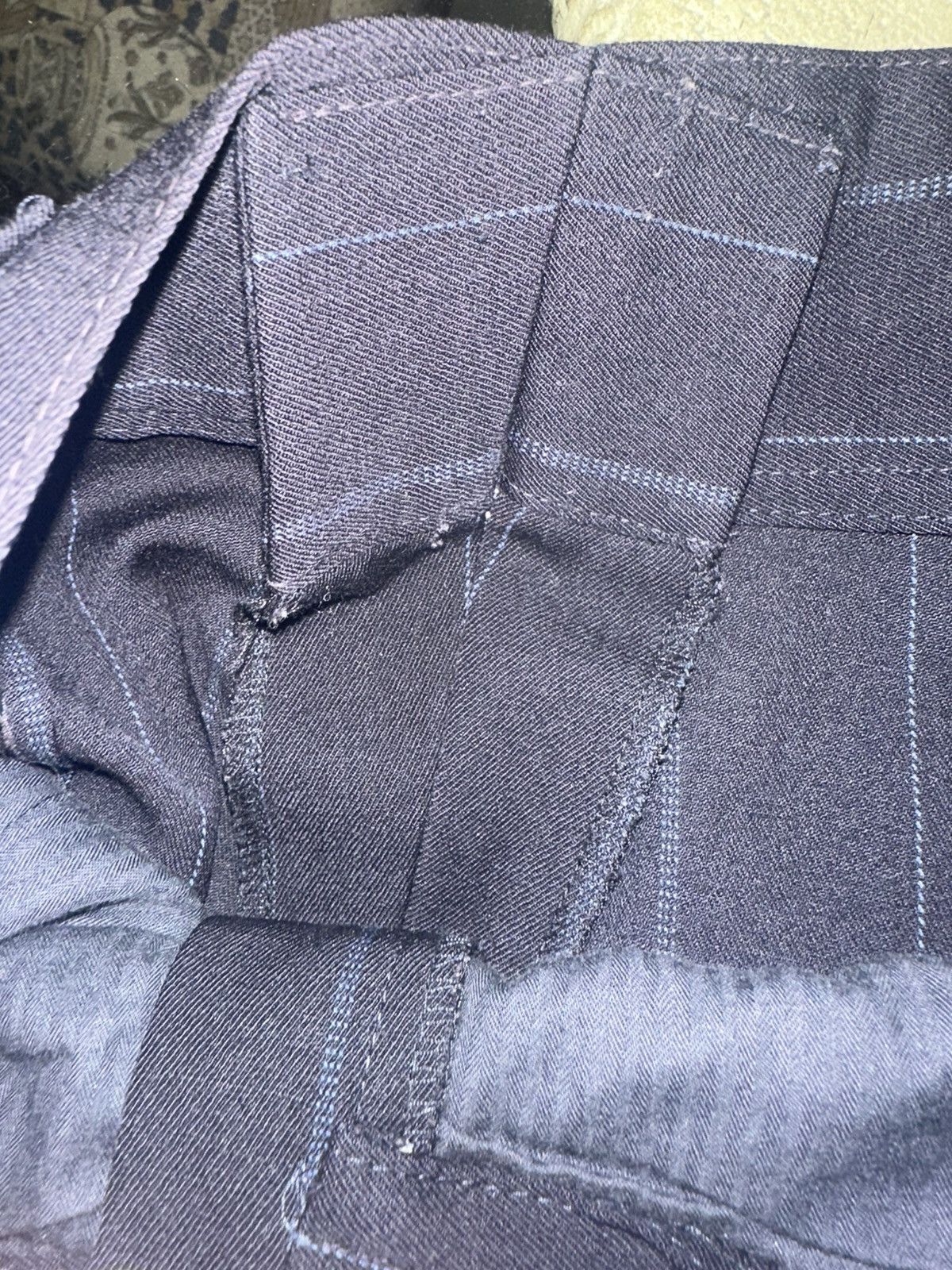 Escada Sport Vintage Escada pantsuit black with blue pinstripes Size XXS / US 00 / IT 34 - 15 Thumbnail