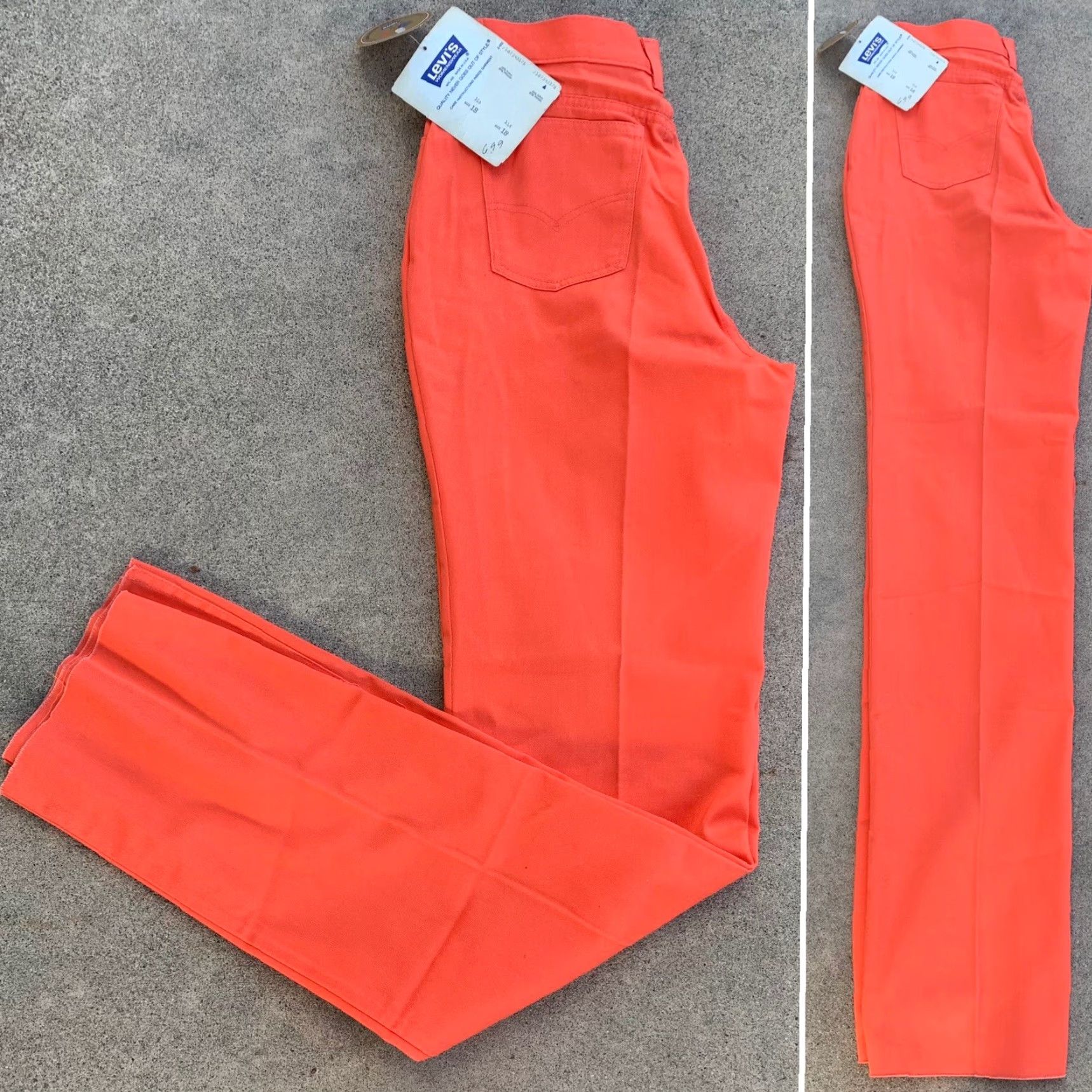 Levi's VINTAGE Levi's 5 pocket jeans style pants 1984 Olympics size 18 waist 33 in 1980s Size 40" / US 18 - 4 Thumbnail
