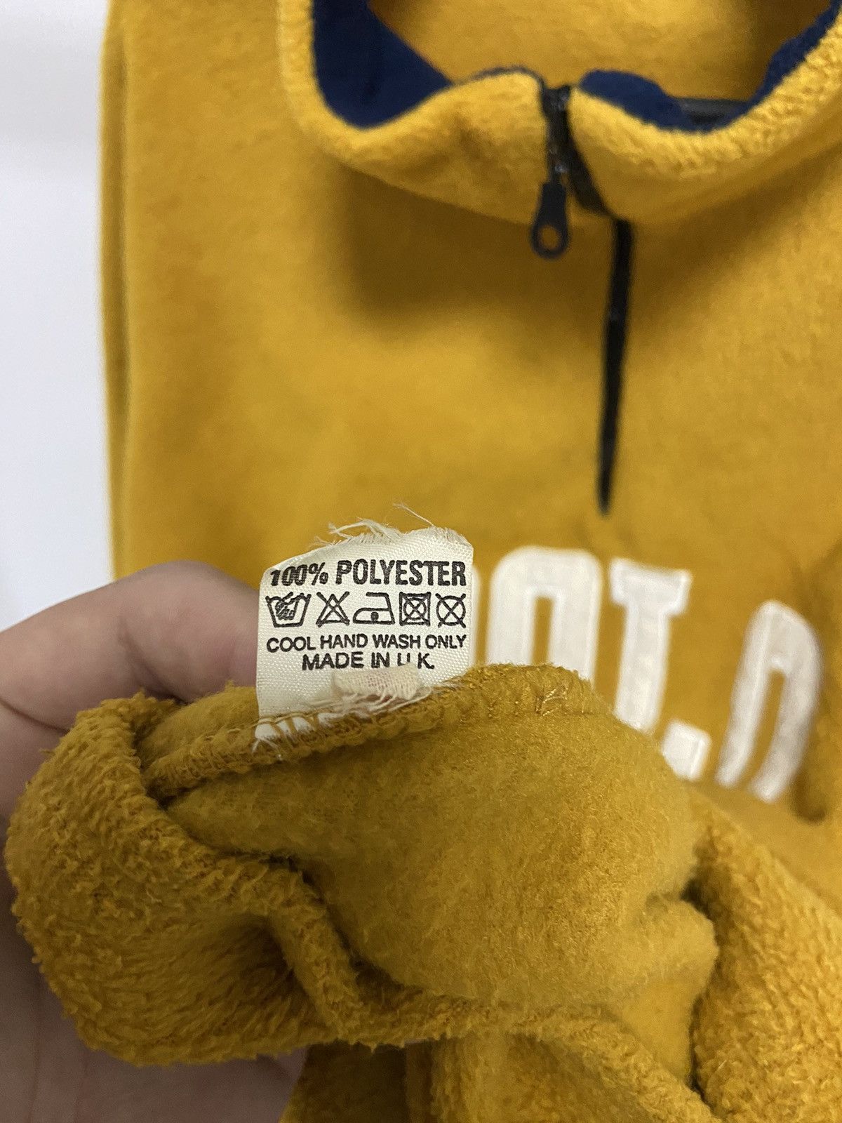 Polo Ralph Lauren × Vintage Polo Ralph Lauren Logo 1/4 Zip Fleece Sweatshirt Spell Out Size US XL / EU 56 / 4 - 5 Thumbnail