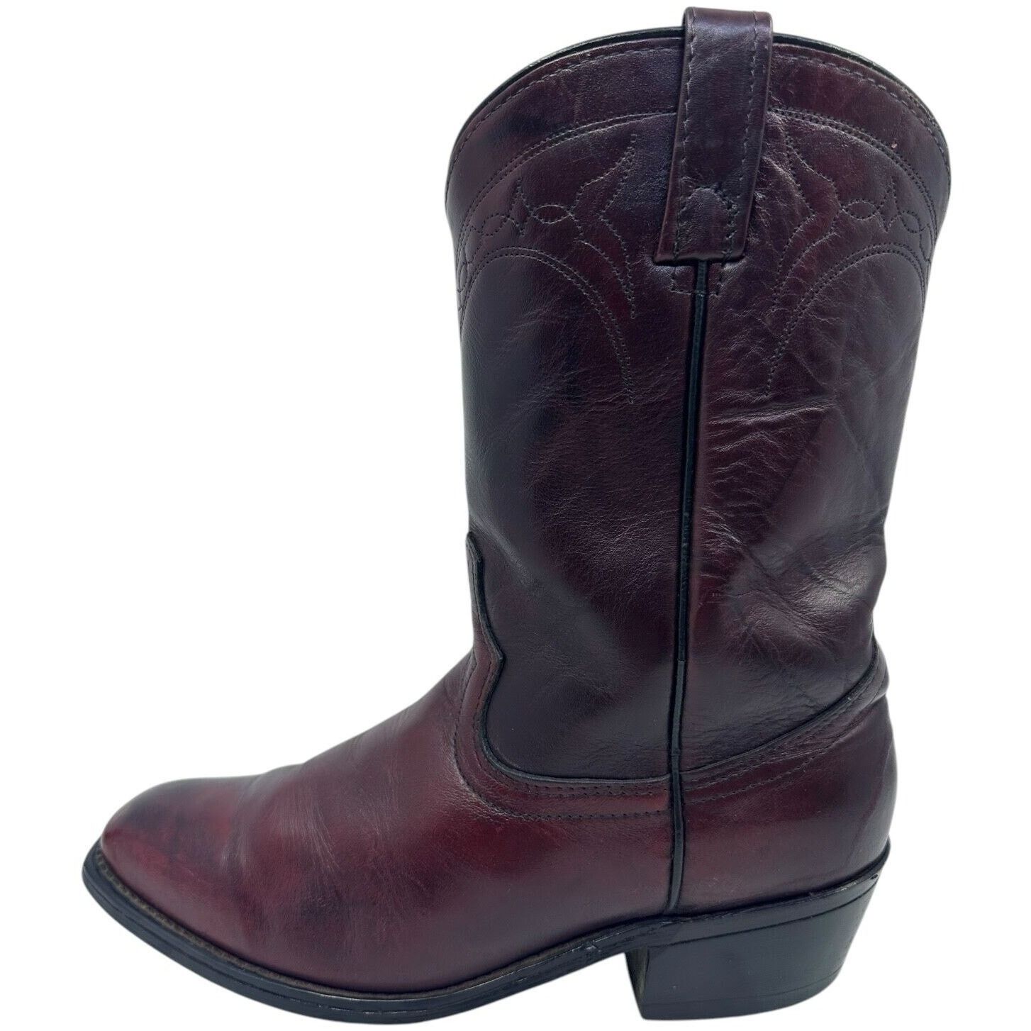 Acme Clothing Vintage Acme Mens Cowboy Burgundy Boots Leather sz. 8.5D Size US 8.5 / EU 41-42 - 9 Thumbnail