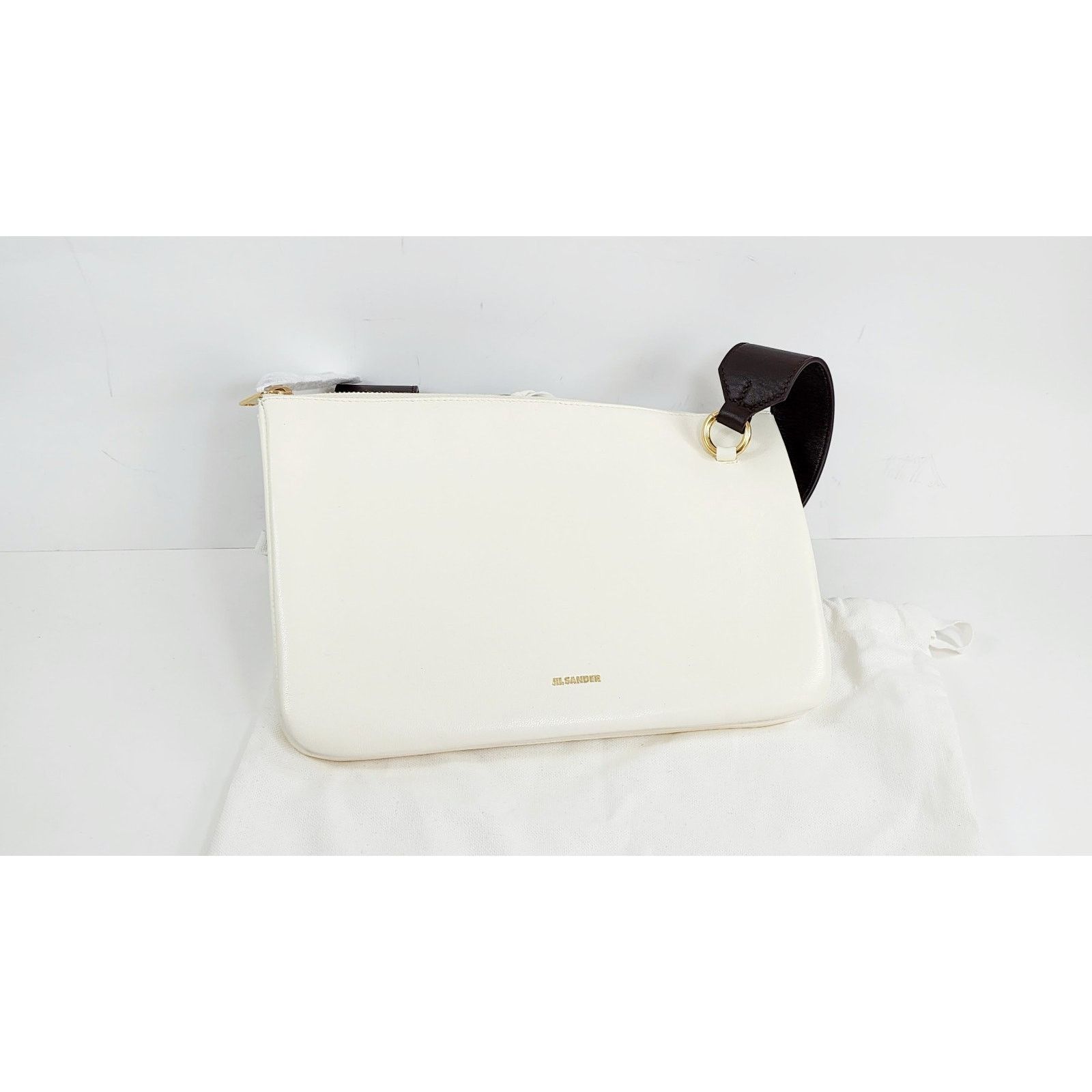 Jil Sander JIL SANDER Leather Crossbody BagLogo Detachable Strap Zipped Size ONE SIZE - 21 Thumbnail