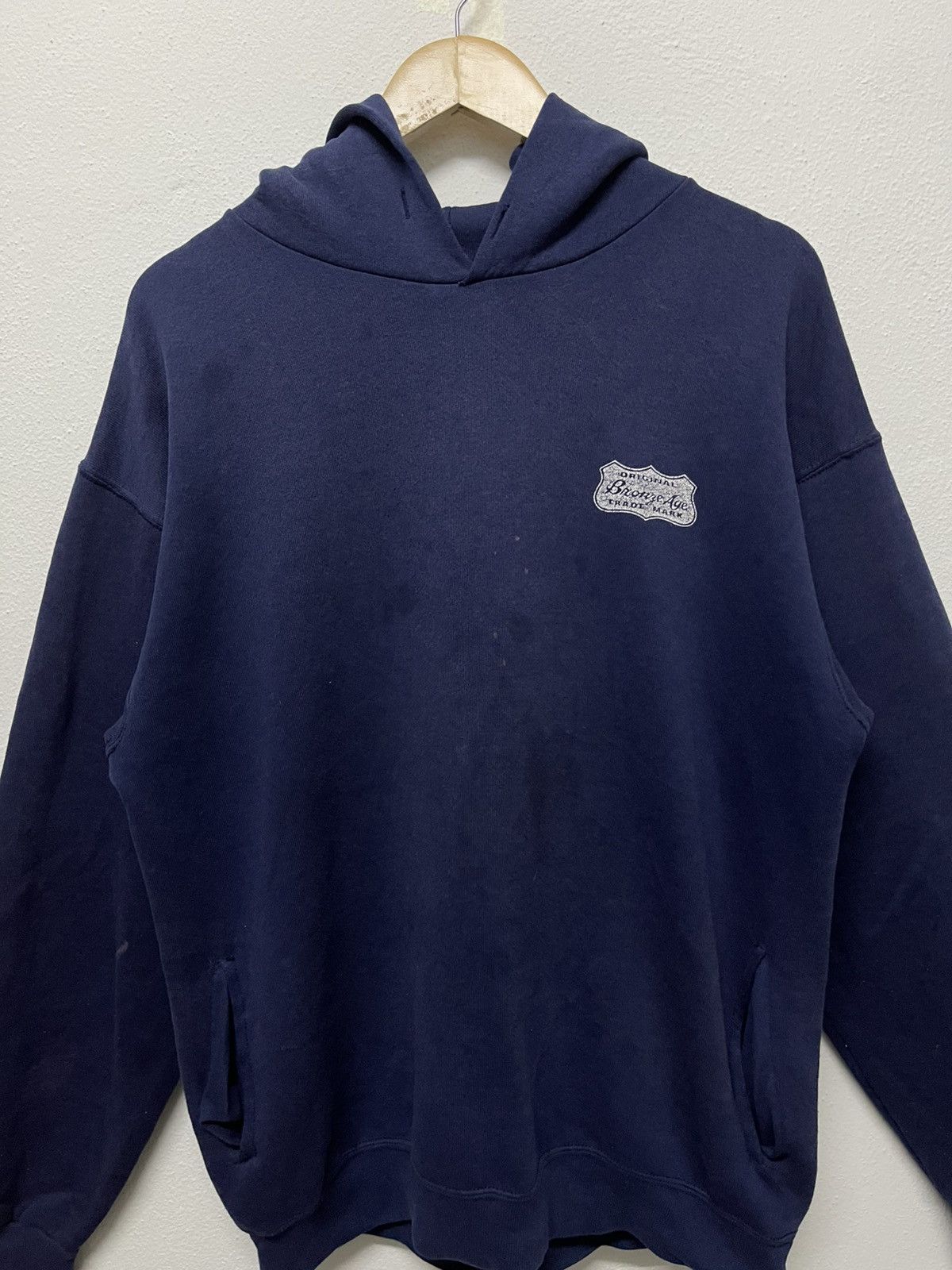 Vintage VINTAGE 90s BRONZE AGE SKATE SURF PULLOVER HOODIE Size US M / EU 48-50 / 2 - 5 Thumbnail