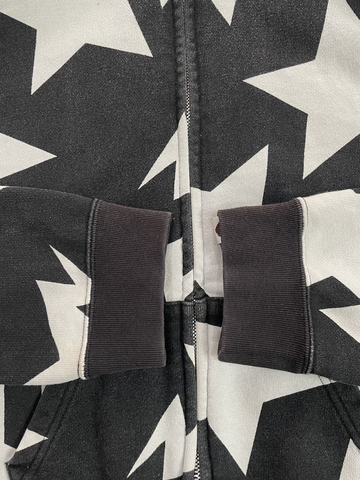 Bape BAPE Sta Pattern black white Hoodie zip Size XS / US 0-2 / IT 36-38 - 7 Thumbnail