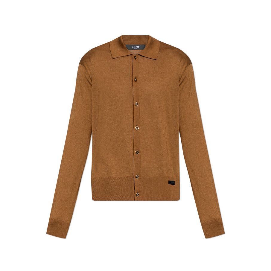 Versace VERSACE Brown Cardigan New & Authentic (Men's size:M;) Size US M / EU 48-50 / 2 - 1 Preview