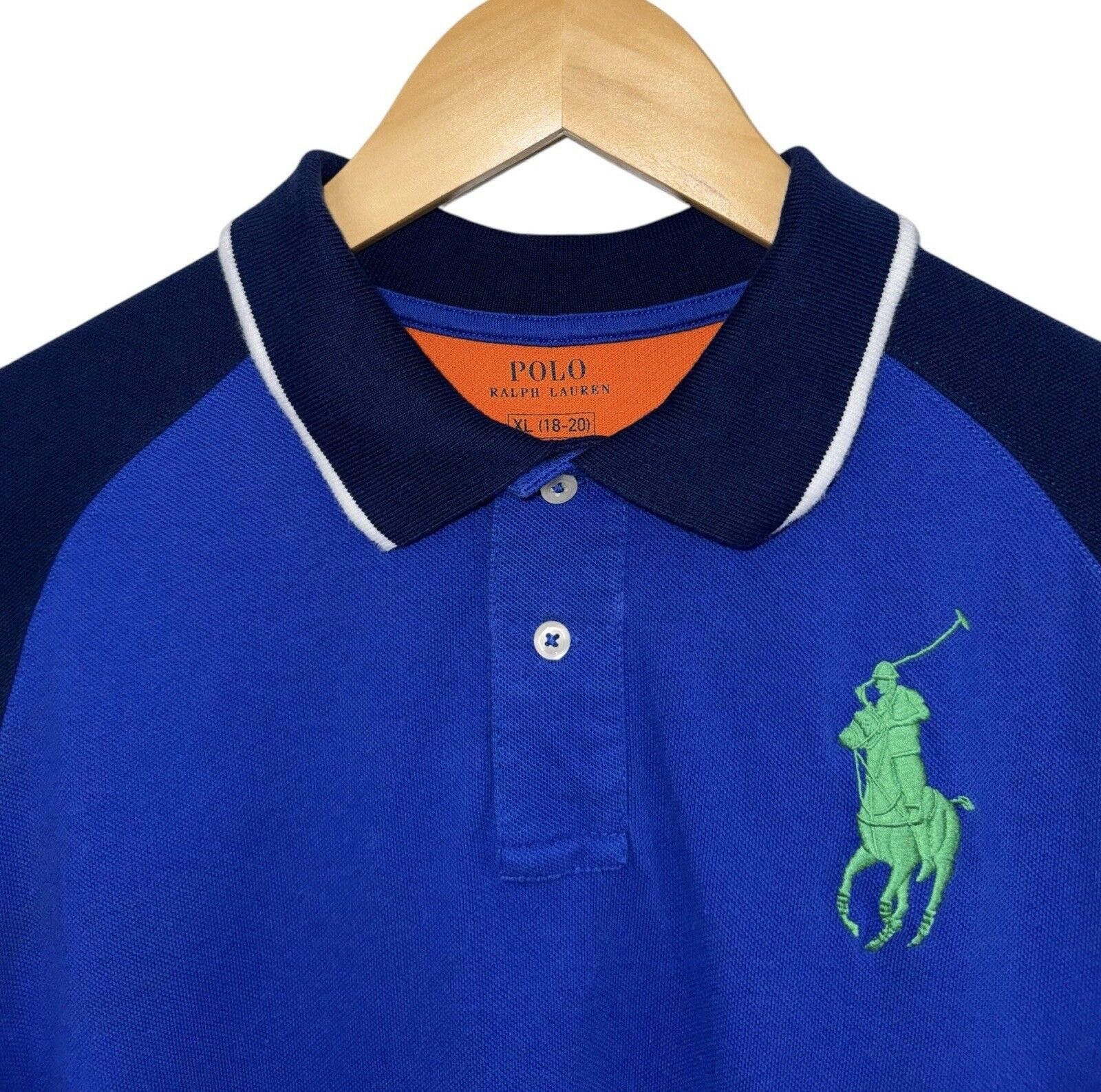 Polo Ralph Lauren Vintage Polo Ralph Lauren 2011 Tri Tone Polo Shirt Kids XL Size US XXS / EU 40 - 3 Thumbnail