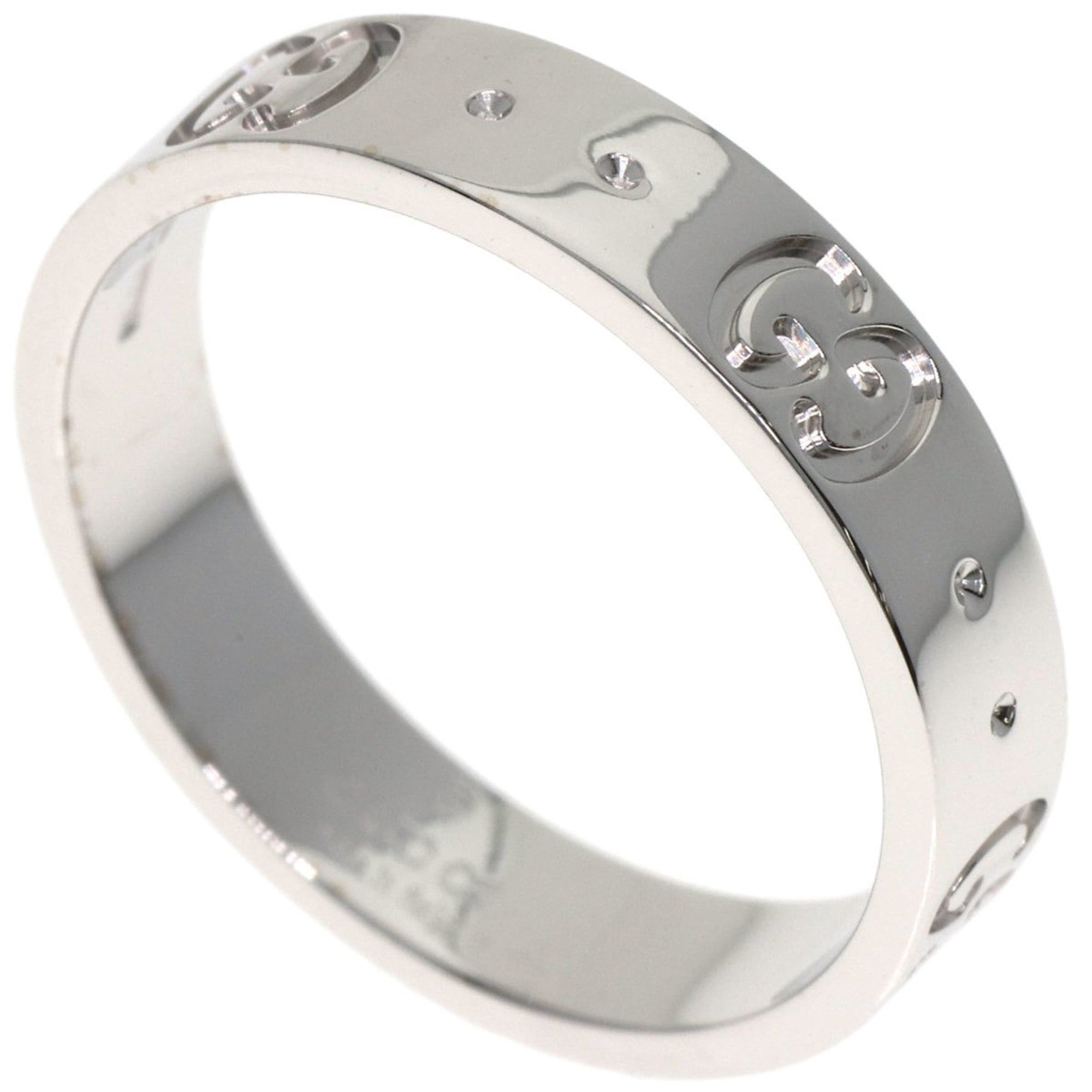 Gucci Gucci Icon #10 Ring - 18K White Gold Women's GUCCI Size ONE SIZE - 1 Thumbnail