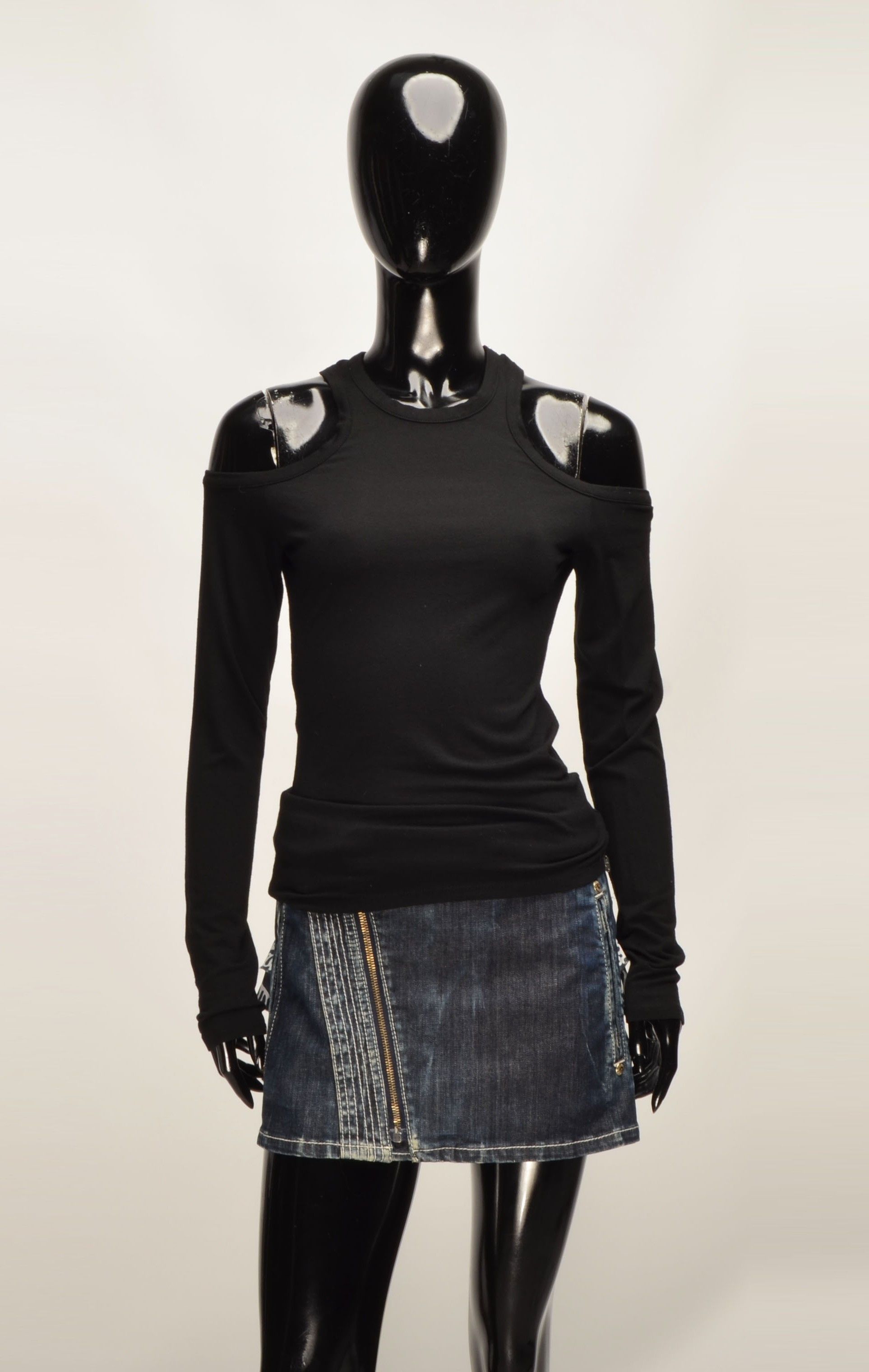 Morgan De Toi Vintage Morgan de Toi Y2K Open Shoulders Long Sleeve Top Size S / US 4 / IT 40 - 1 Thumbnail