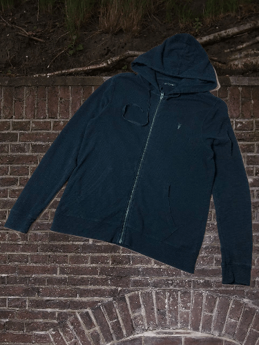 Allsaints × Vintage Vintage Allsaints Avess Knit Zip Hoodie rick owens style Size US L / EU 52-54 / 3 - 1 Thumbnail