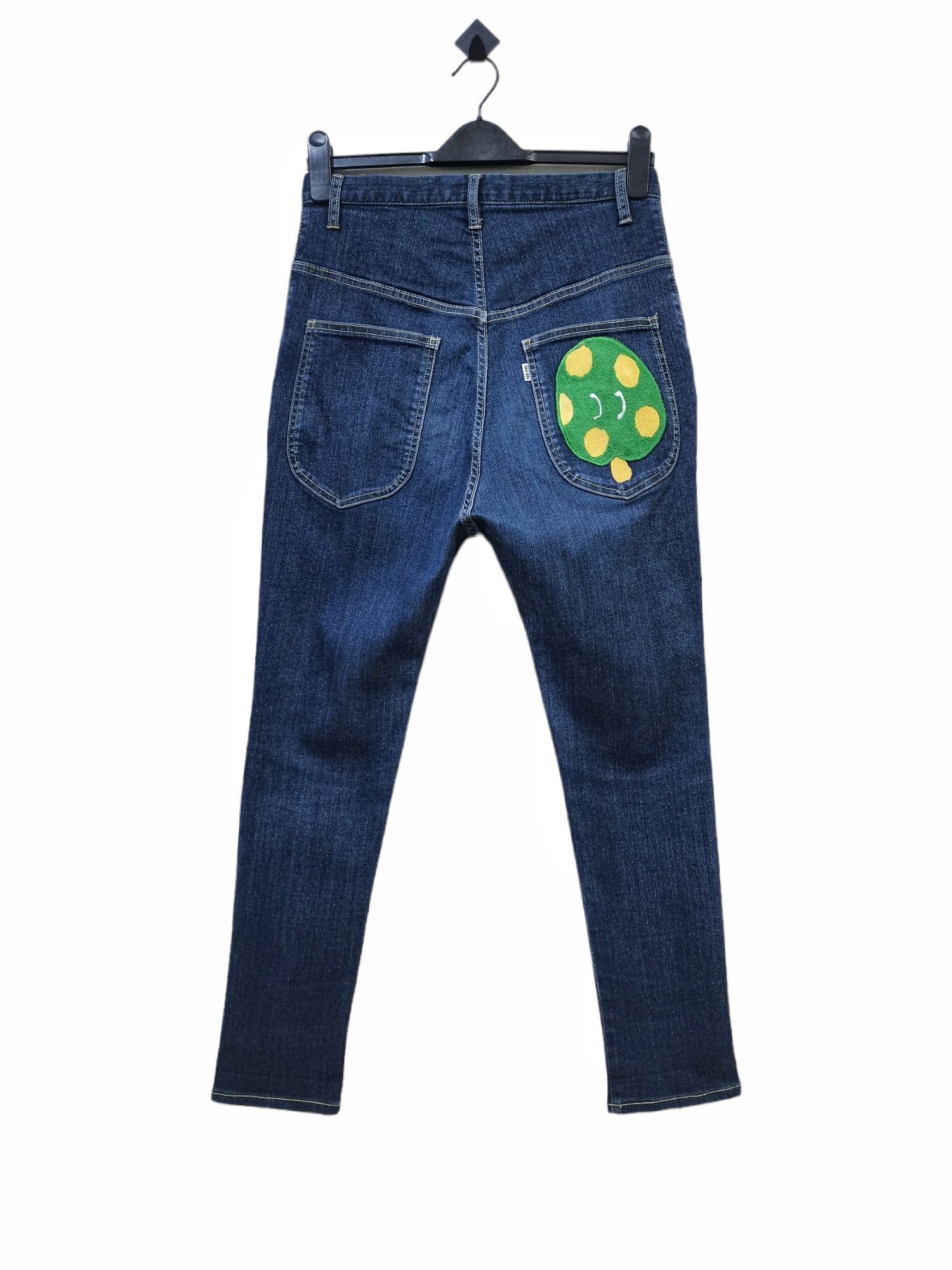 Issey Miyake × Ne-Net NE-NET ISSEY MIYAKE DROP CROTCH JEANS EMBROIDERY DESIGN RARE Size US 29 - 1 Thumbnail