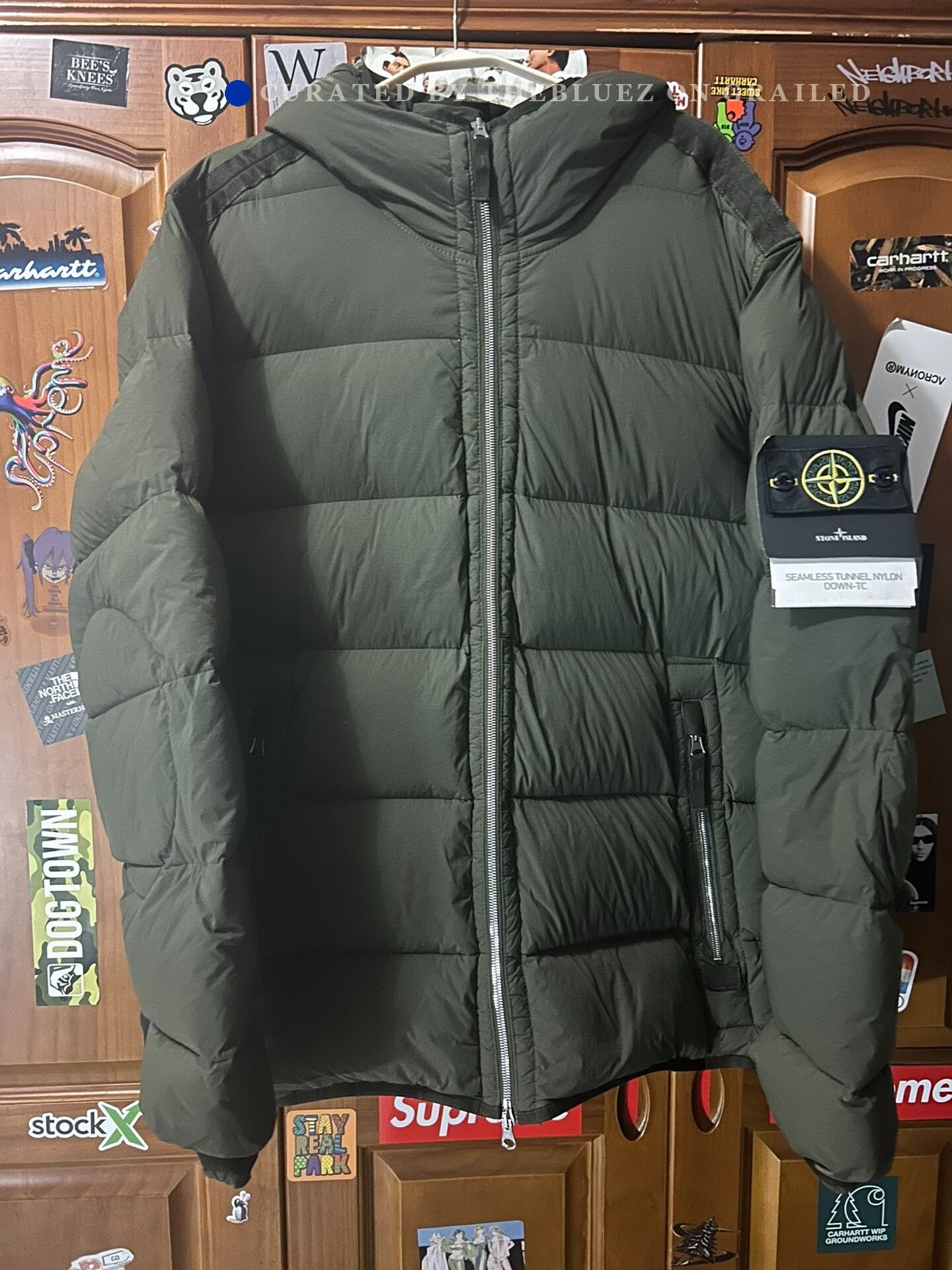 Stone Island Stone Island FW23 Metal Nylon Hooded Down Jacket Size US XL / EU 56 / 4 - 1 Thumbnail