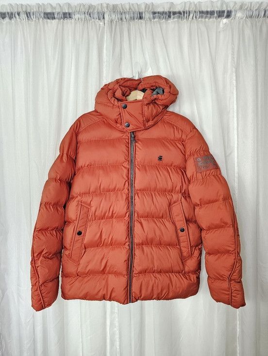 G-Star G-Star Raw G-Whistler Padded Hooded Puff Jacket Orange Size US XXL / EU 58 / 5 - 3 Thumbnail