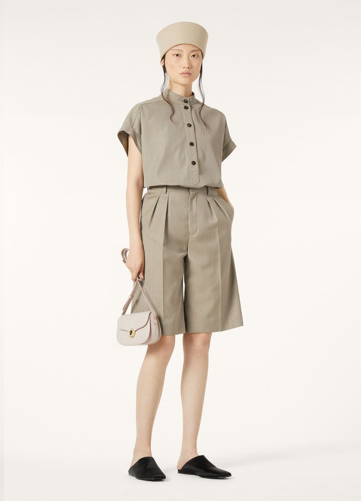 Loro Piana o1srvl11e0526 FAP2805 Digby Bermuda Short in Beige Size 25" / US 0 / IT 36 - 7 Thumbnail
