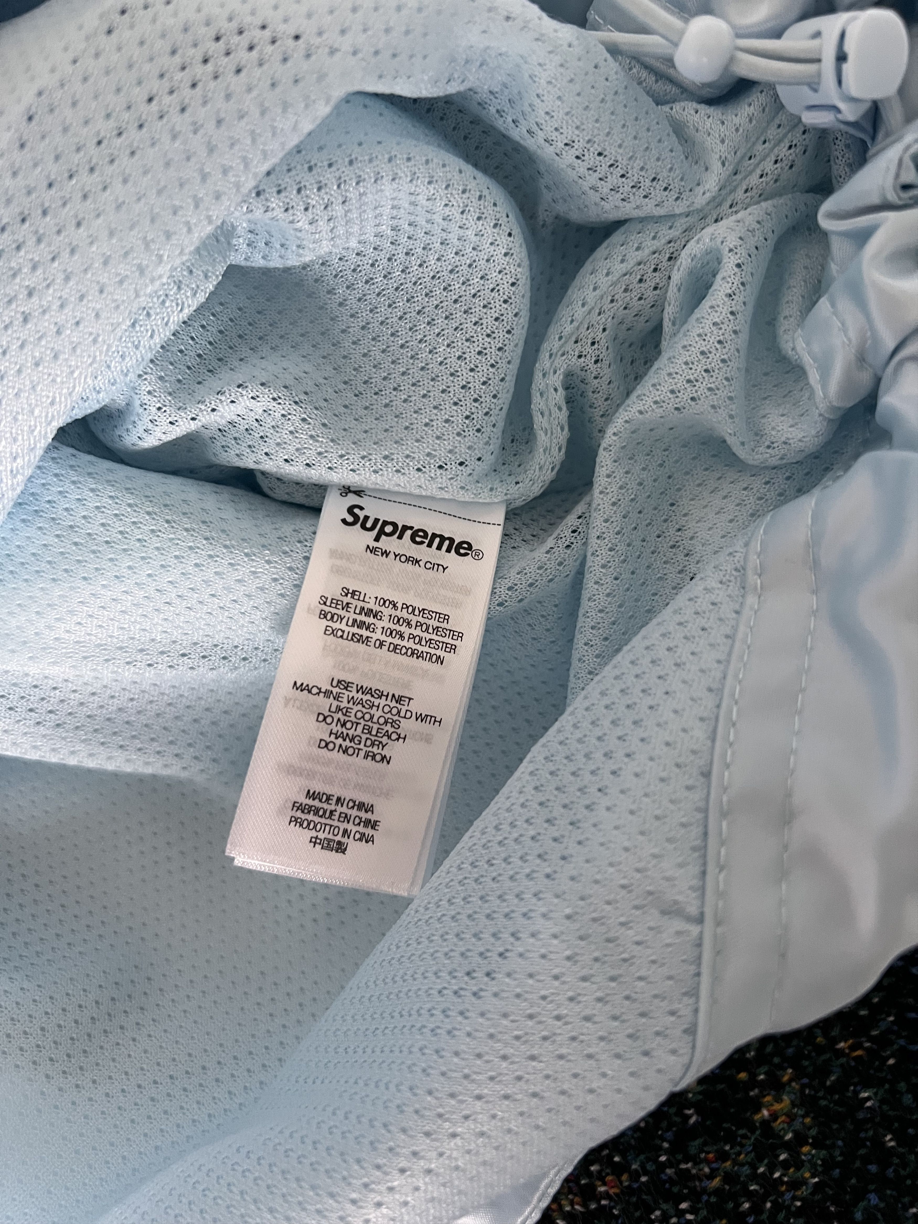 Supreme Supreme Satin Piping Jacket in Light Blue Size US XL / EU 56 / 4 - 8 Thumbnail