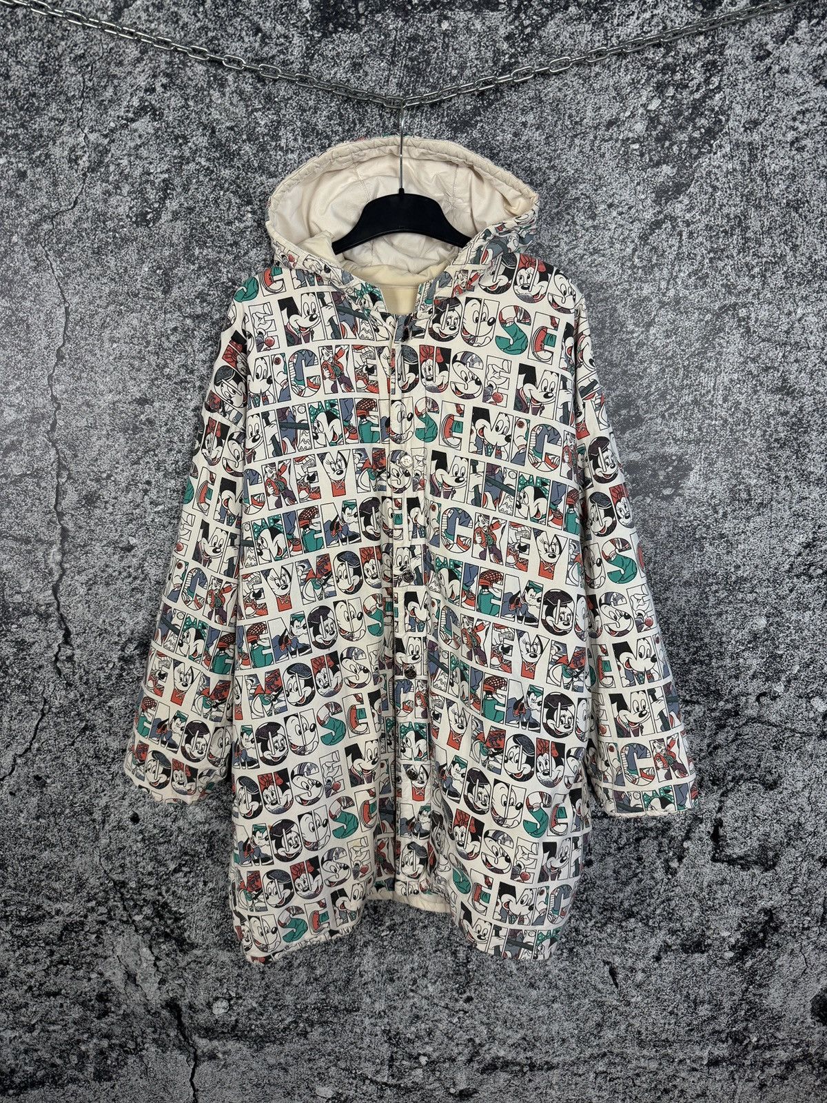 Disney Rare Vintage Mickey Disney Americanwear Reversible Jacket Size US XL / EU 56 / 4 - 4 Thumbnail