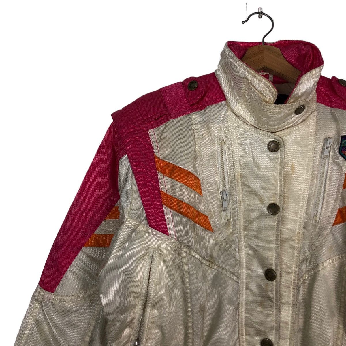 Japanese Brand 🔥90’s Vintage Ski Jacket Cropped Design Colle Japan Made Size US M / EU 48-50 / 2 - 6 Thumbnail